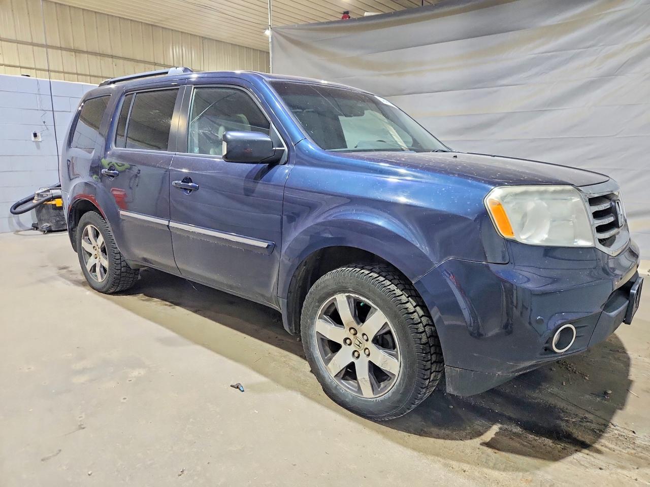2012 Honda Pilot Touring Blue vin: 5FNYF4H99CB065222