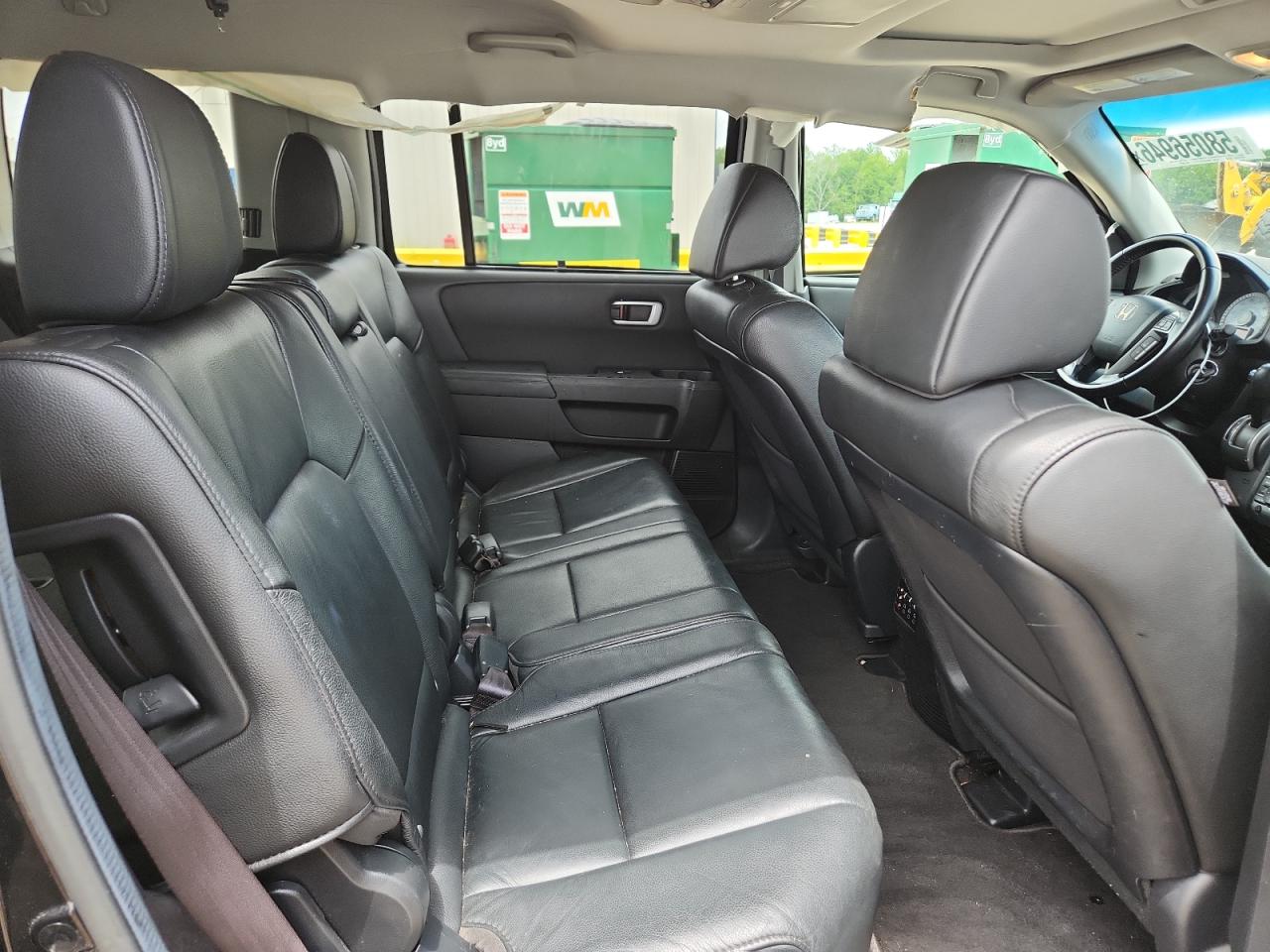2013 Honda Pilot Touring Black vin: 5FNYF4H99DB008228