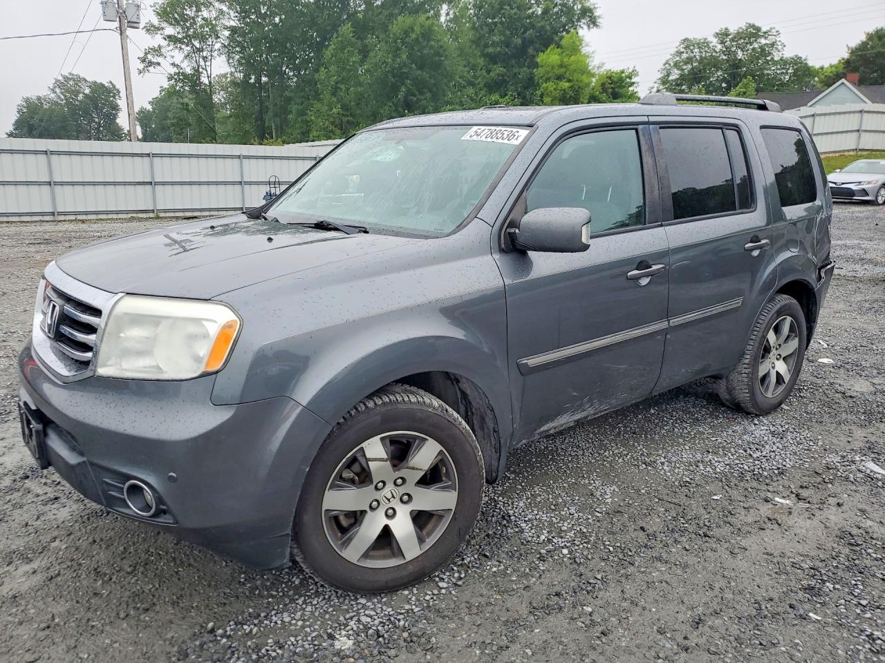 2013 Honda Pilot Touring Gray vin: 5FNYF4H99DB012893