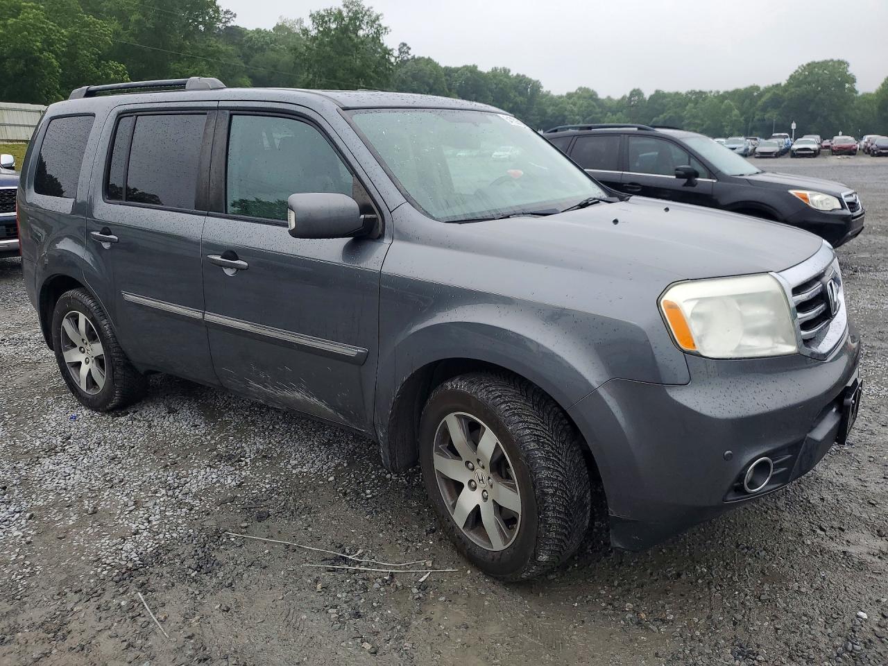 2013 Honda Pilot Touring Gray vin: 5FNYF4H99DB012893
