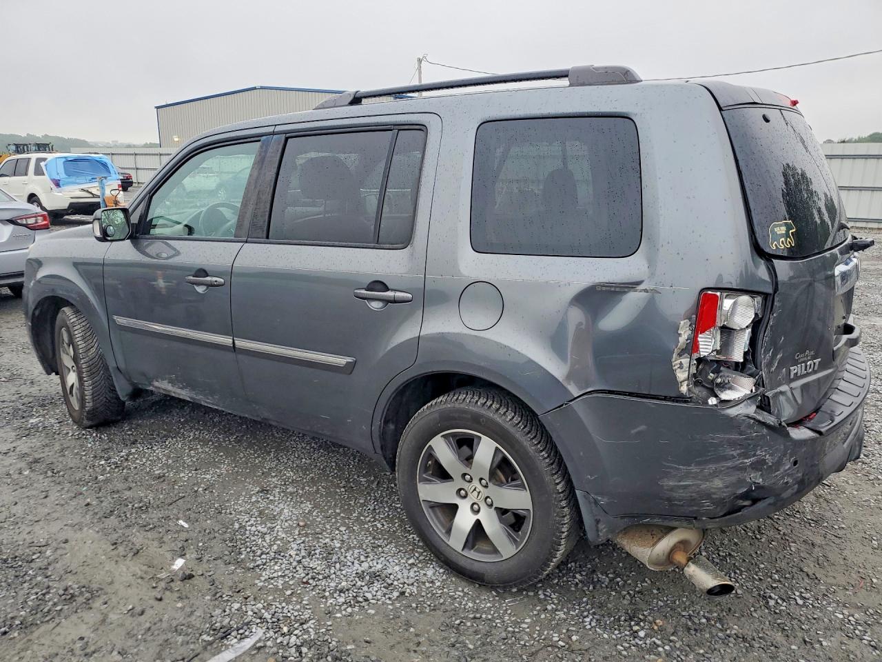 2013 Honda Pilot Touring Gray vin: 5FNYF4H99DB012893