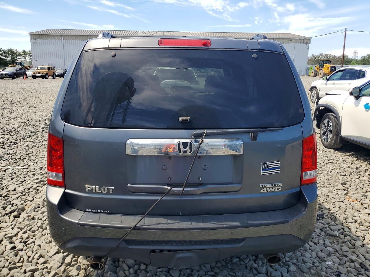 2013 Honda Pilot Touring Серый vin: 5FNYF4H99DB012912