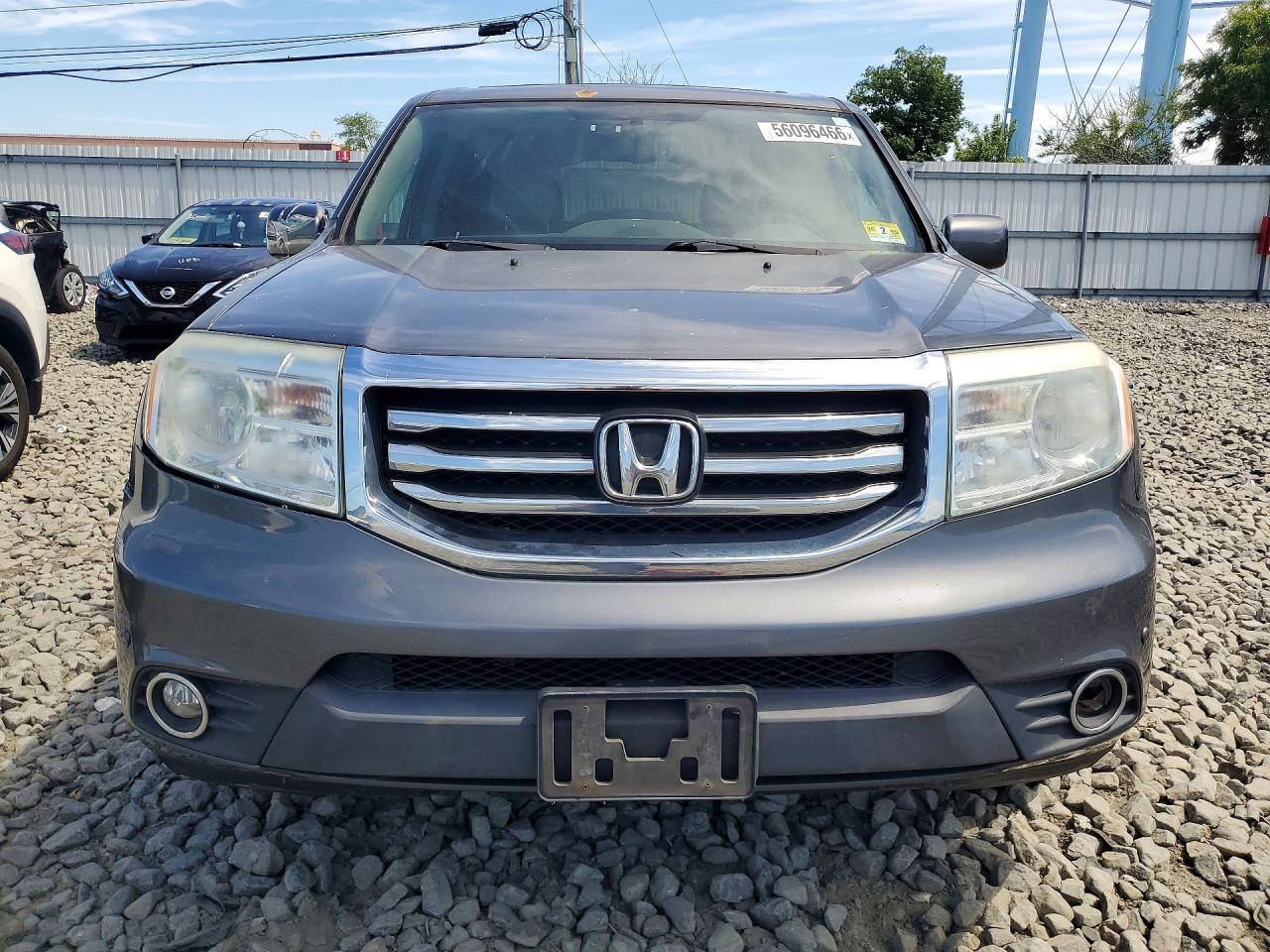 2013 Honda Pilot Touring Серый vin: 5FNYF4H99DB012912