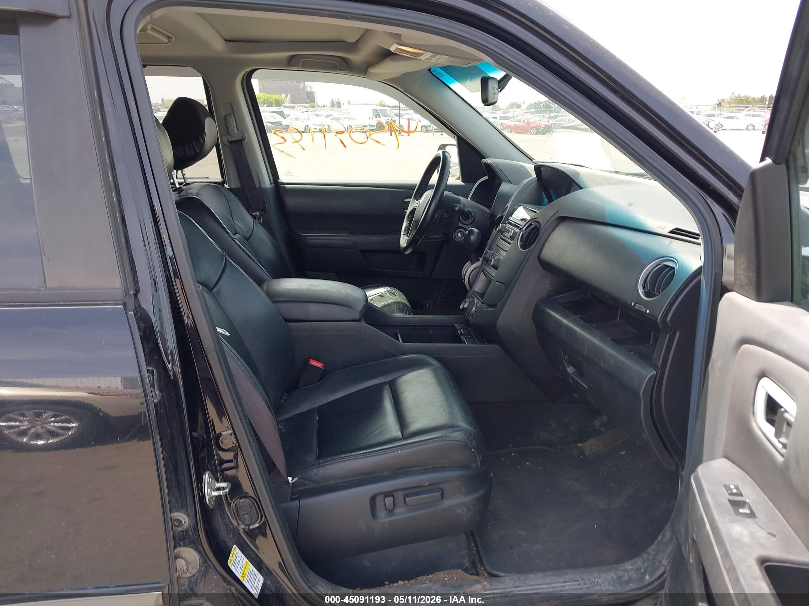 2013 Honda Pilot Touring Черный vin: 5FNYF4H99DB503612