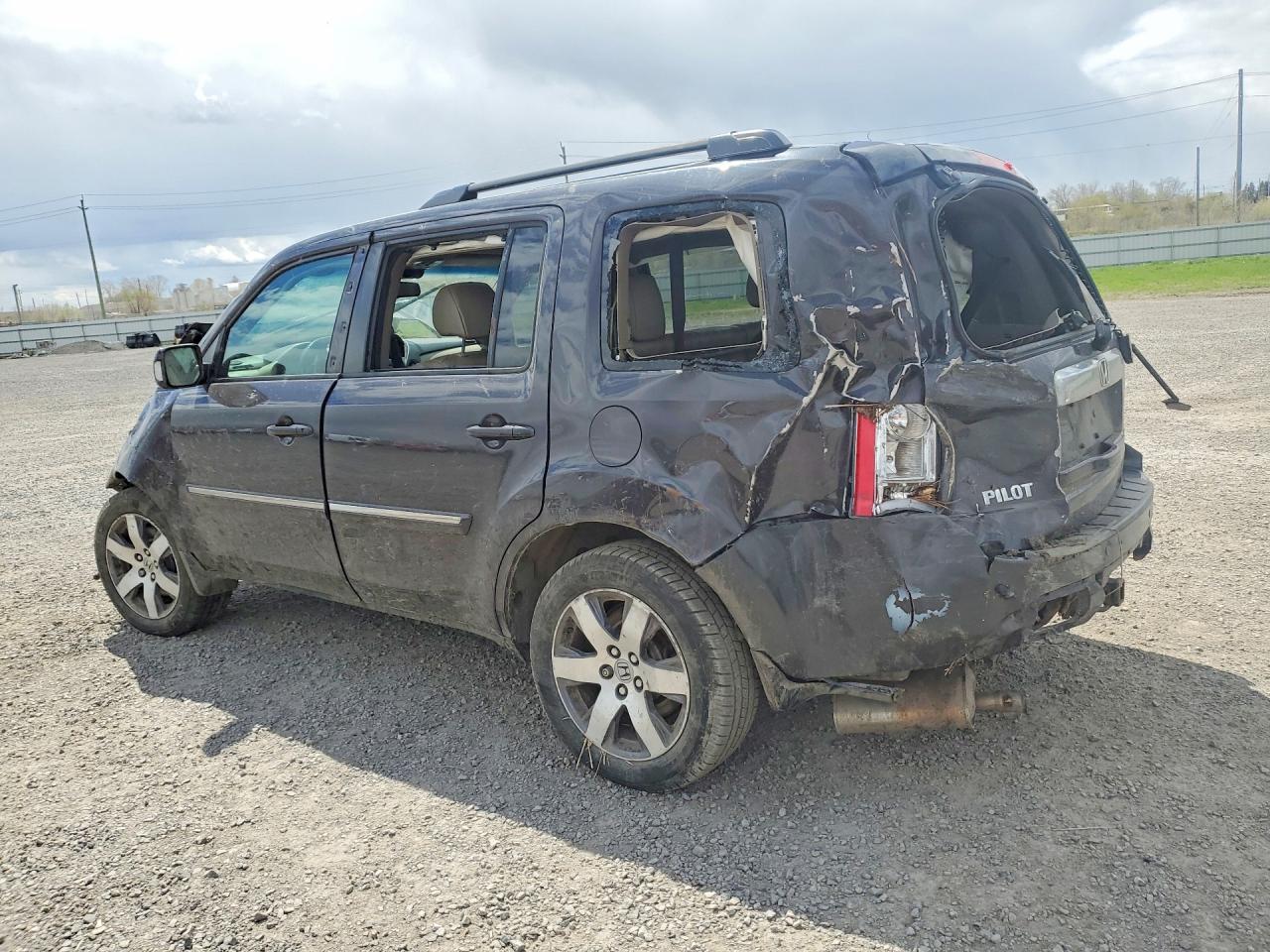 2013 Honda Pilot Touring Brown vin: 5FNYF4H99DB505439