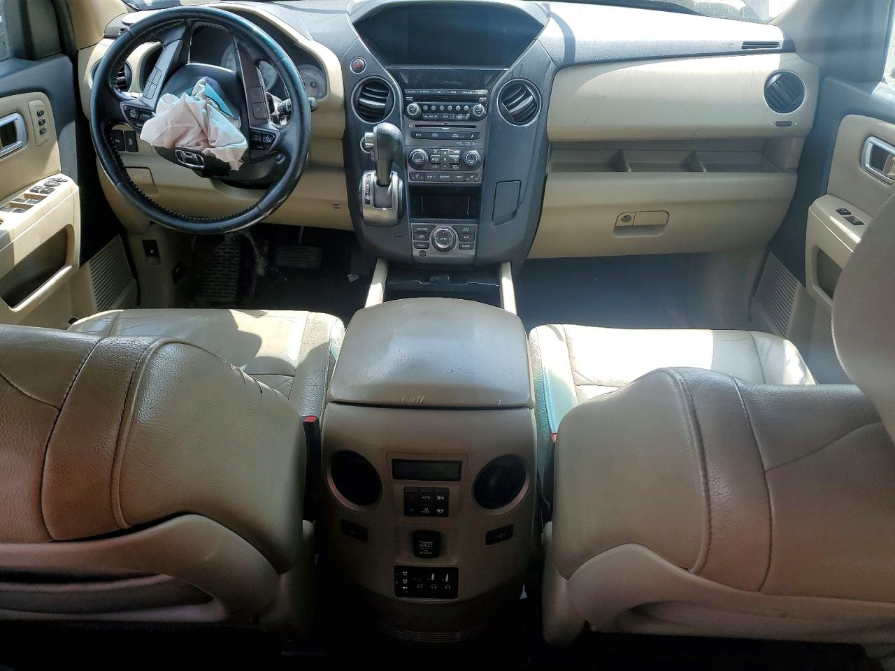 2013 Honda Pilot Touring Brown vin: 5FNYF4H99DB505439