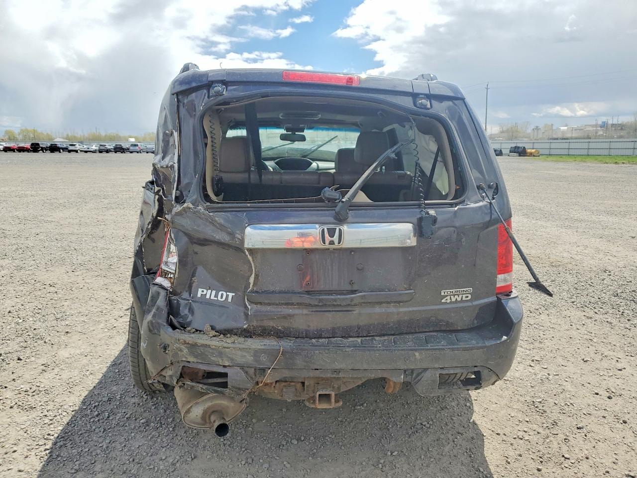 2013 Honda Pilot Touring Brown vin: 5FNYF4H99DB505439