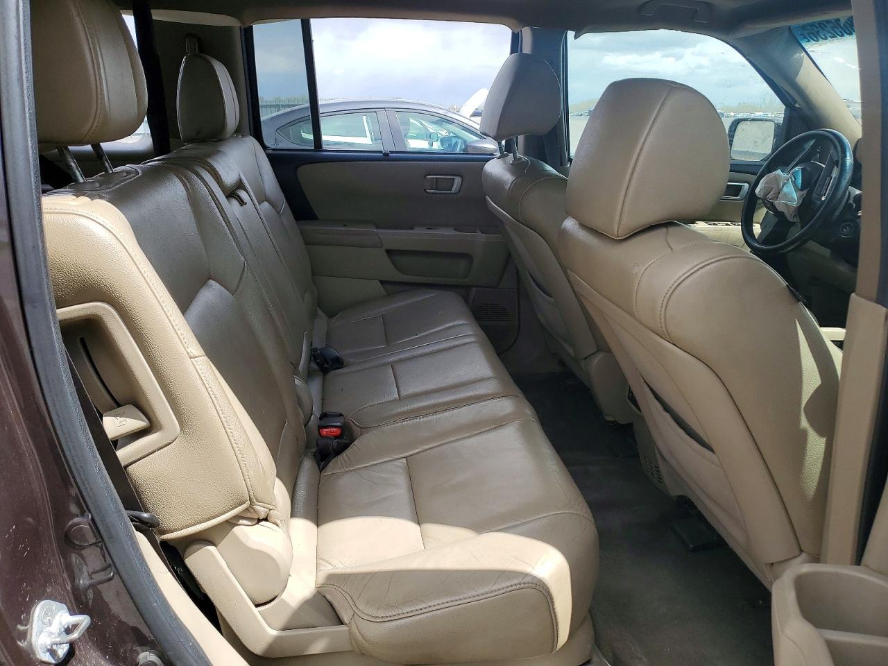 2013 Honda Pilot Touring Brown vin: 5FNYF4H99DB505439