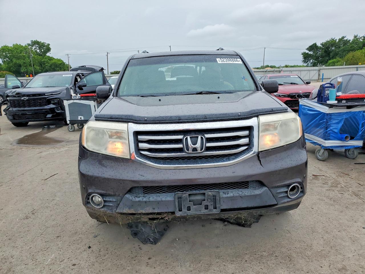 2014 Honda Pilot Touring Коричневый vin: 5FNYF4H99EB031767