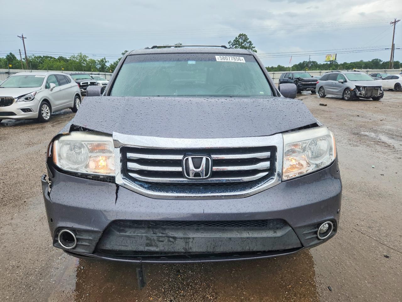 2015 Honda Pilot Touring Gray vin: 5FNYF4H99FB004067
