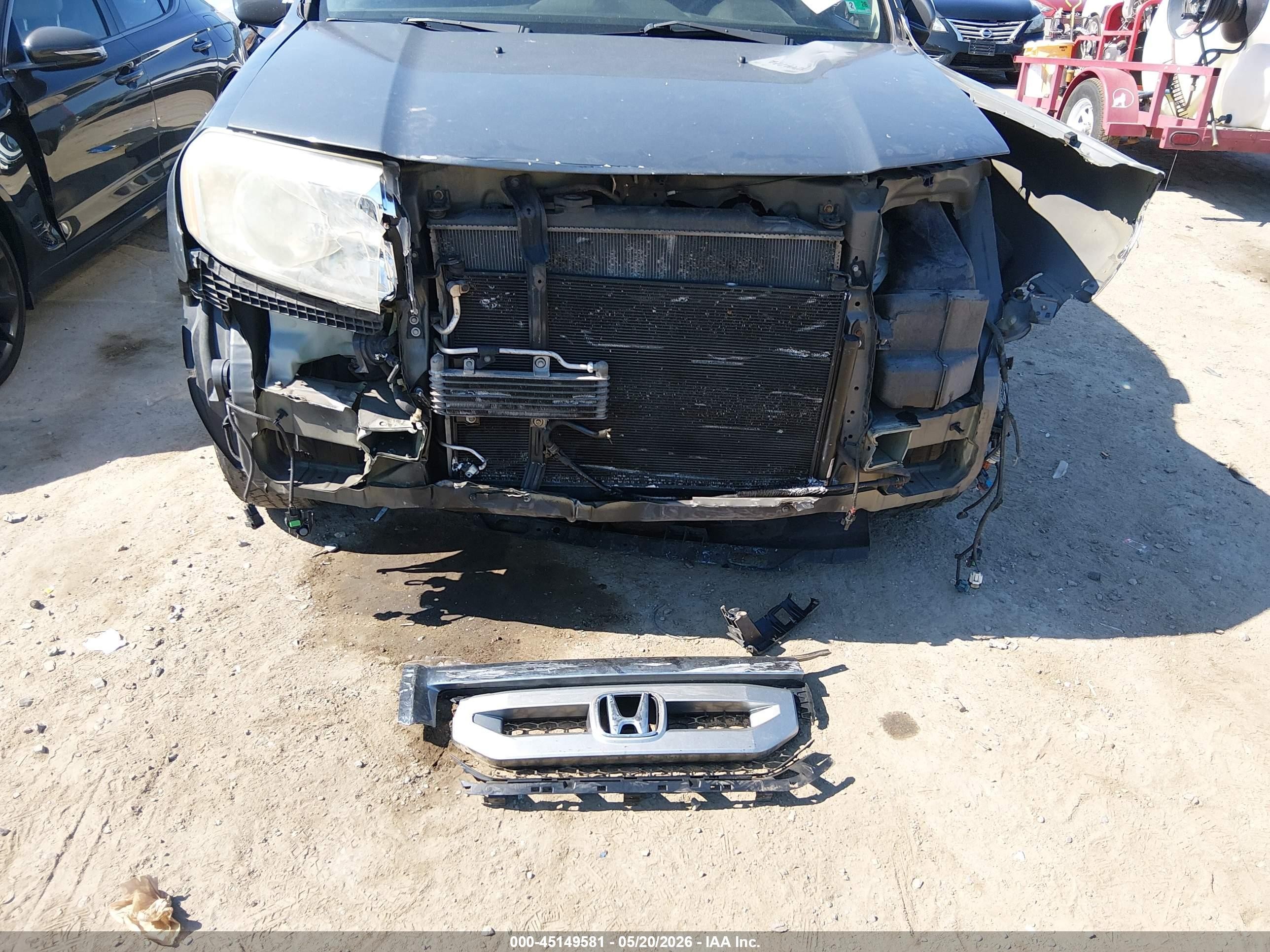 2011 Honda Pilot Touring Gray vin: 5FNYF4H9XBB012589