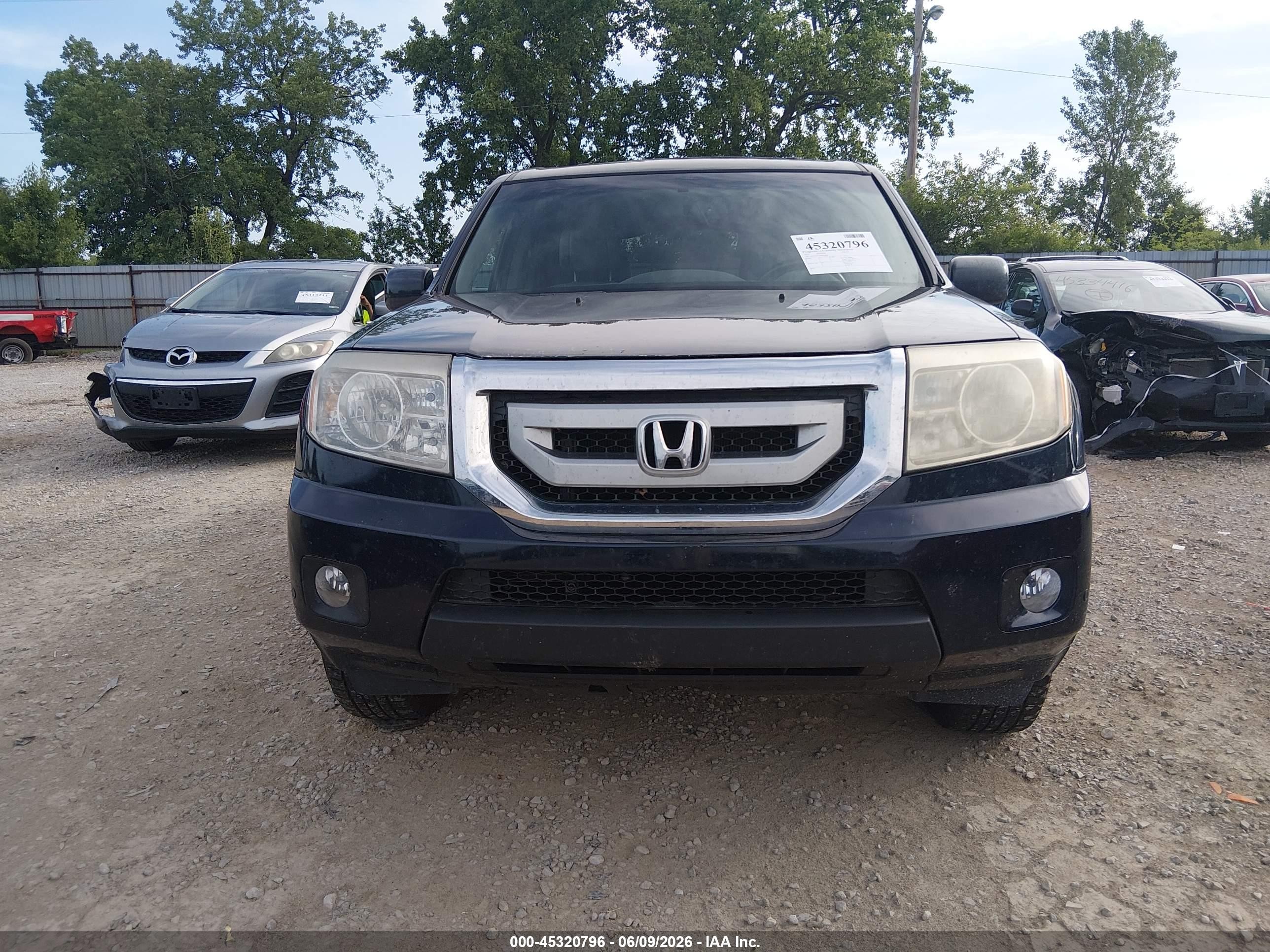 2011 Honda Pilot Touring Синий vin: 5FNYF4H9XBB052848