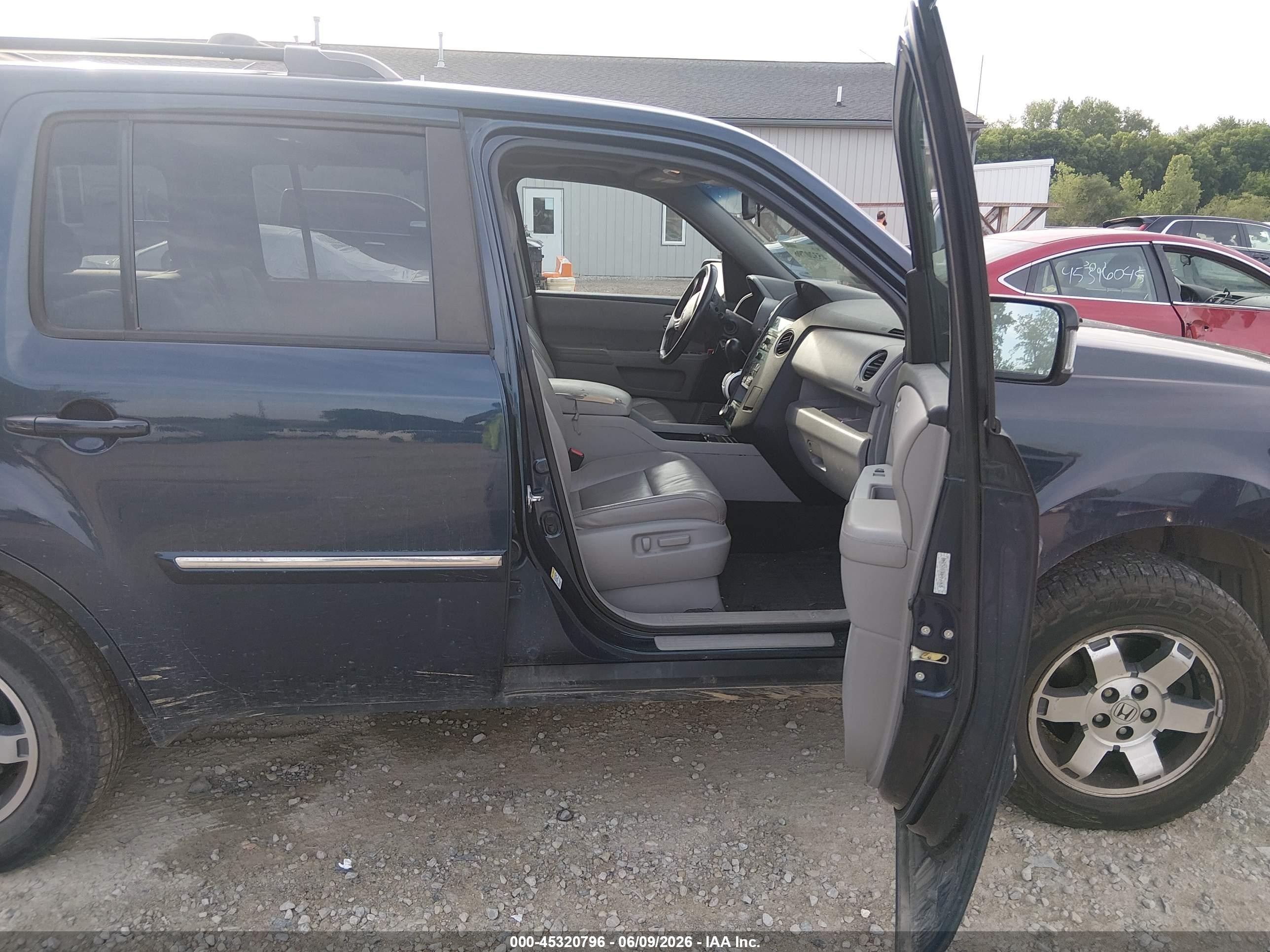 2011 Honda Pilot Touring Синий vin: 5FNYF4H9XBB052848