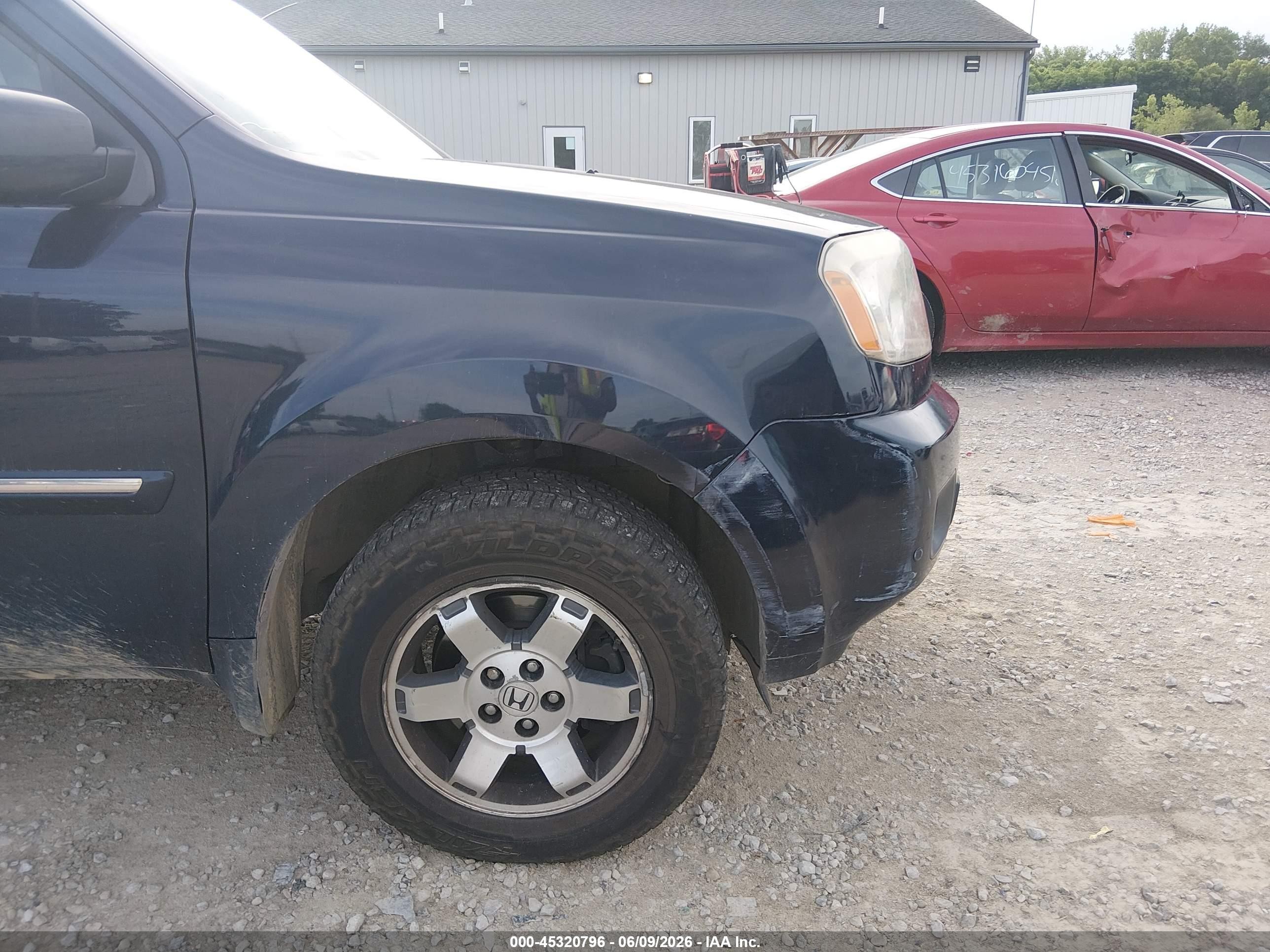 2011 Honda Pilot Touring Синий vin: 5FNYF4H9XBB052848