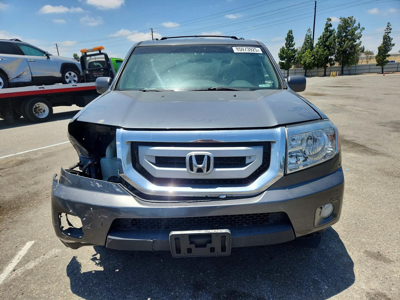 2011 Honda Pilot Touring Серый vin: 5FNYF4H9XBB090886