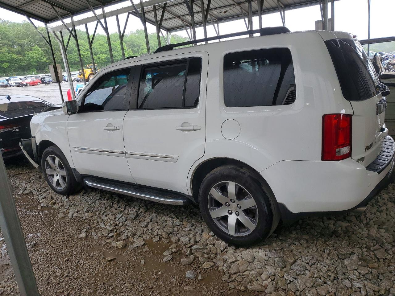 2012 Honda Pilot Touring Белый vin: 5FNYF4H9XCB011086