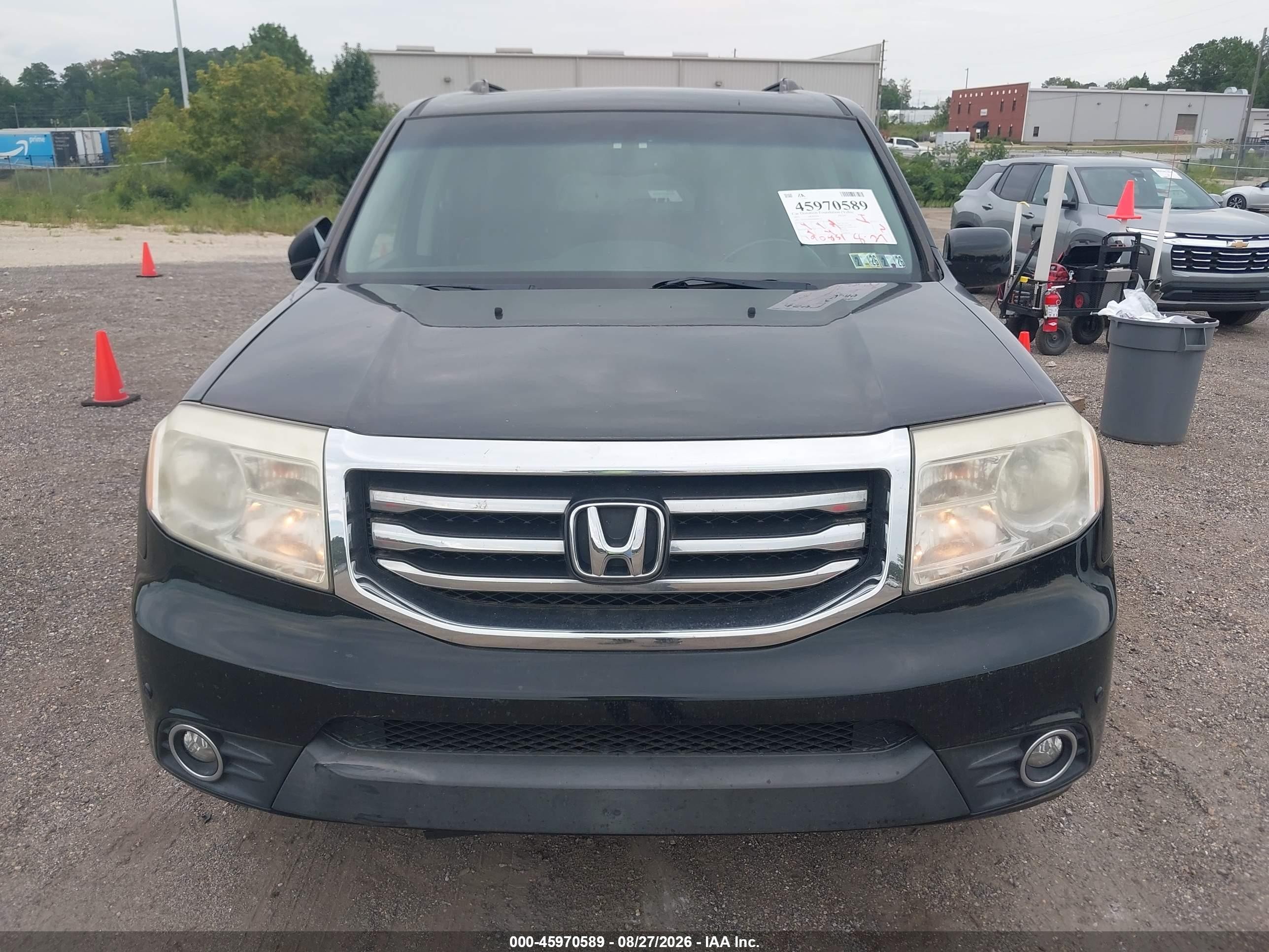 2013 Honda Pilot Touring Black vin: 5FNYF4H9XDB009176