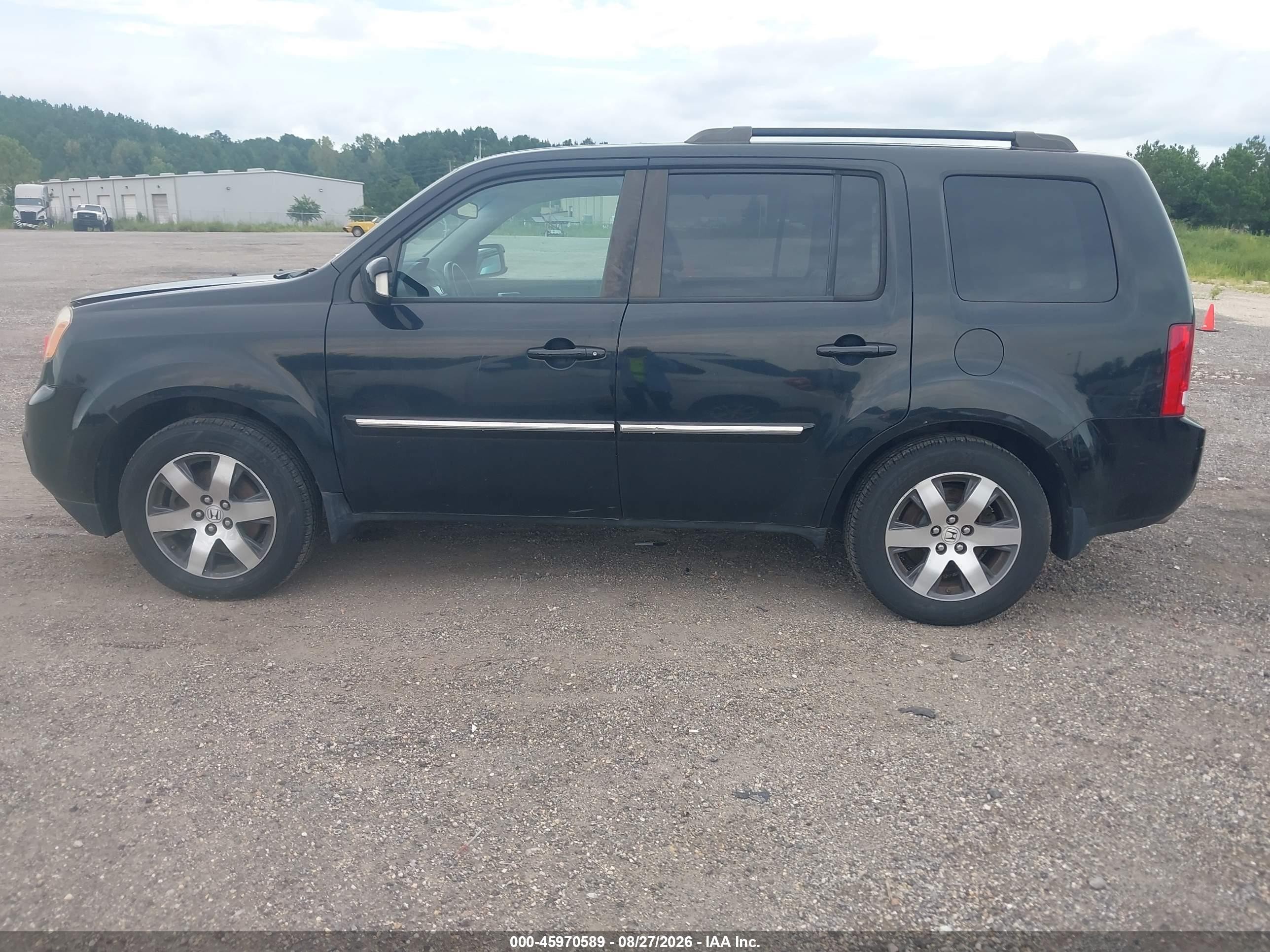 2013 Honda Pilot Touring Black vin: 5FNYF4H9XDB009176