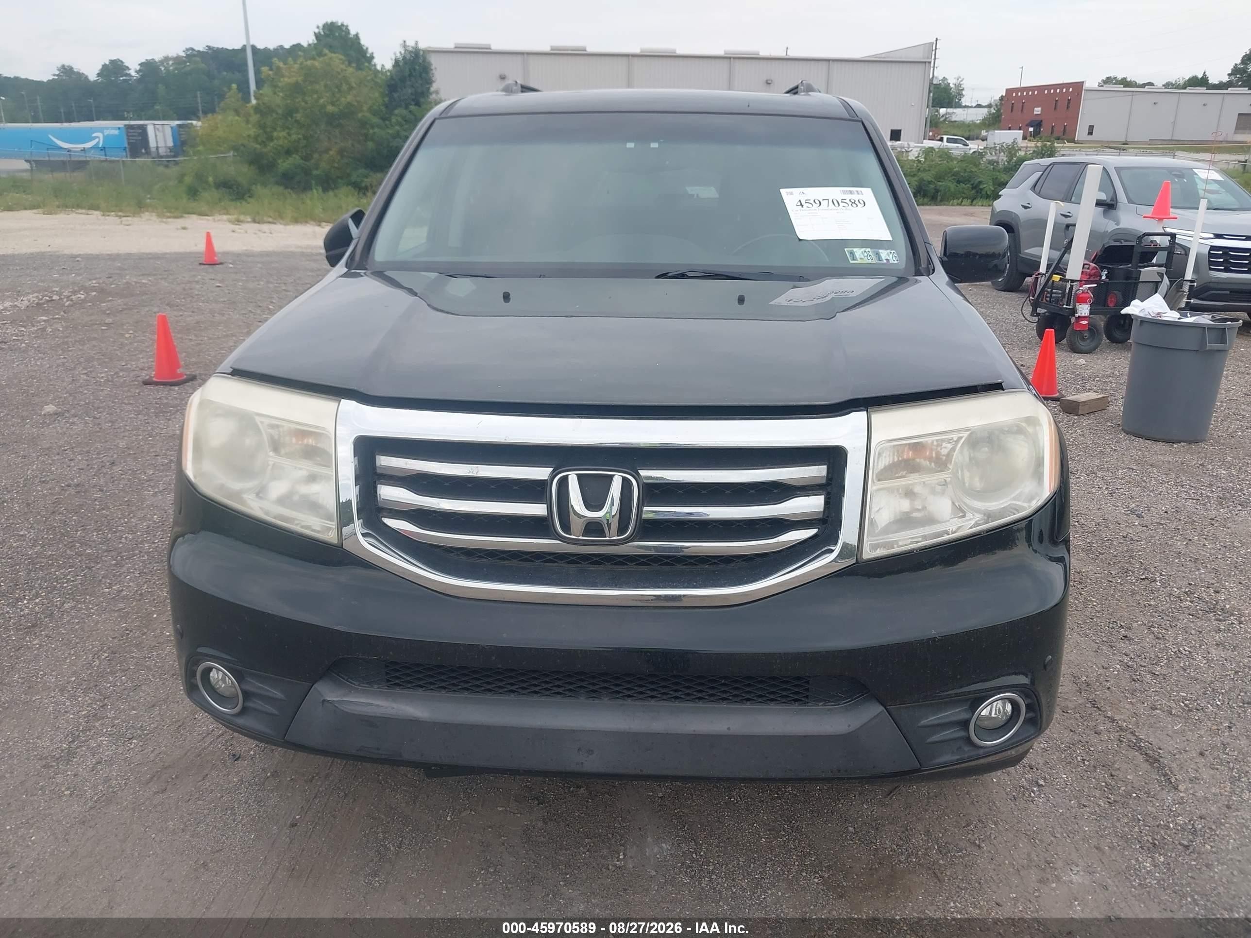 2013 Honda Pilot Touring Black vin: 5FNYF4H9XDB009176
