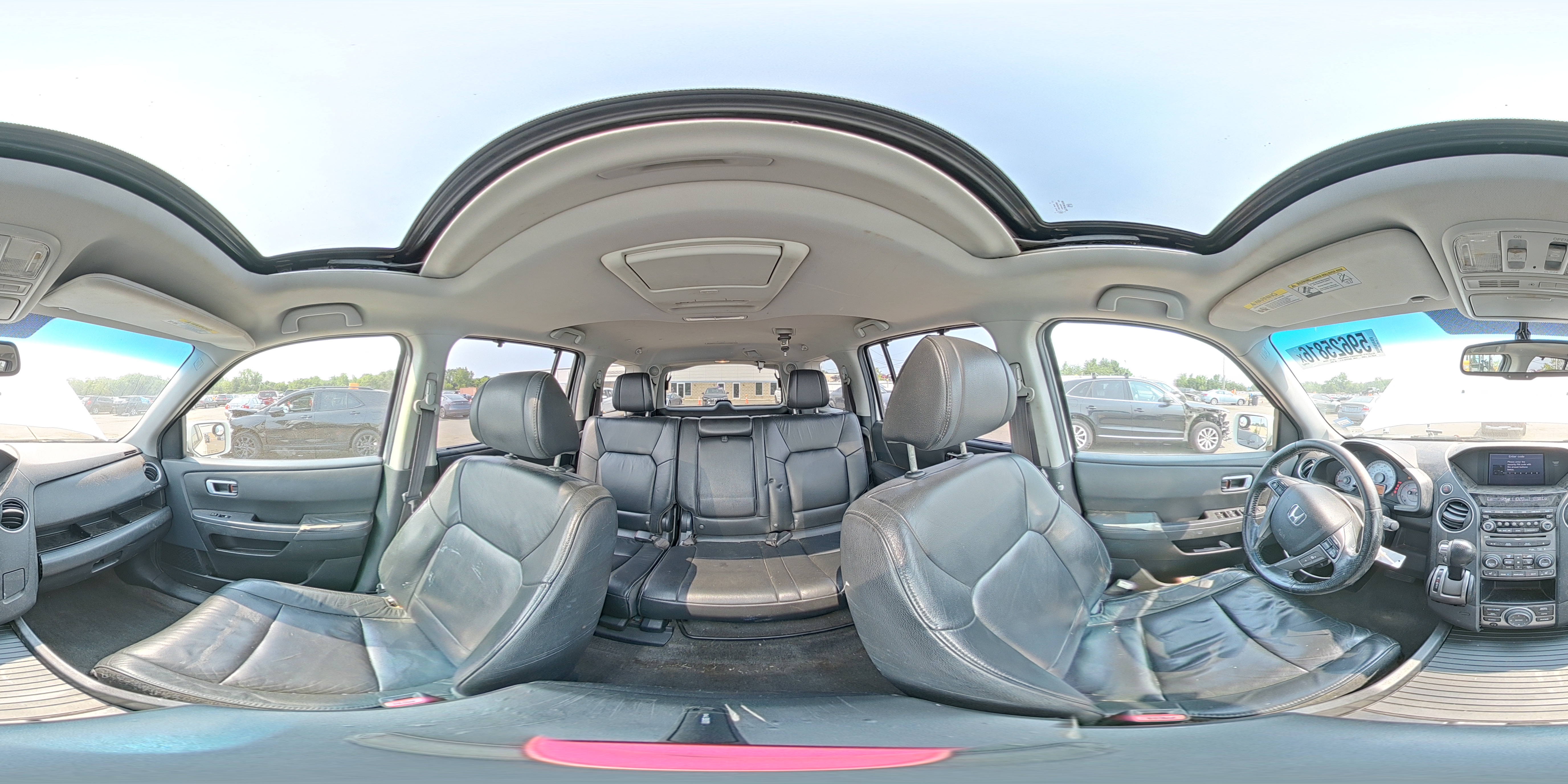 2013 Honda Pilot Touring White vin: 5FNYF4H9XDB020002