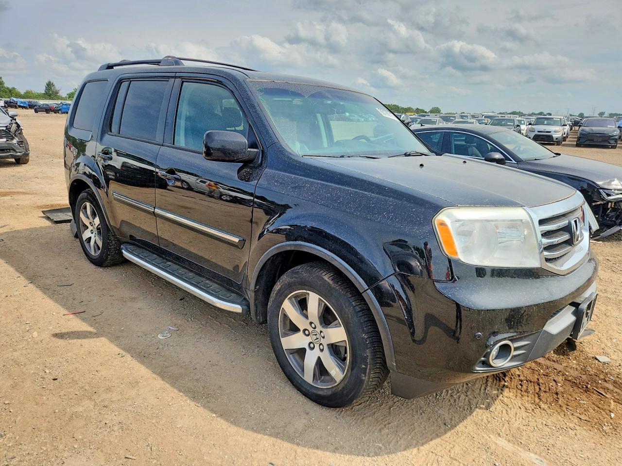 2013 Honda Pilot Touring Черный vin: 5FNYF4H9XDB053503