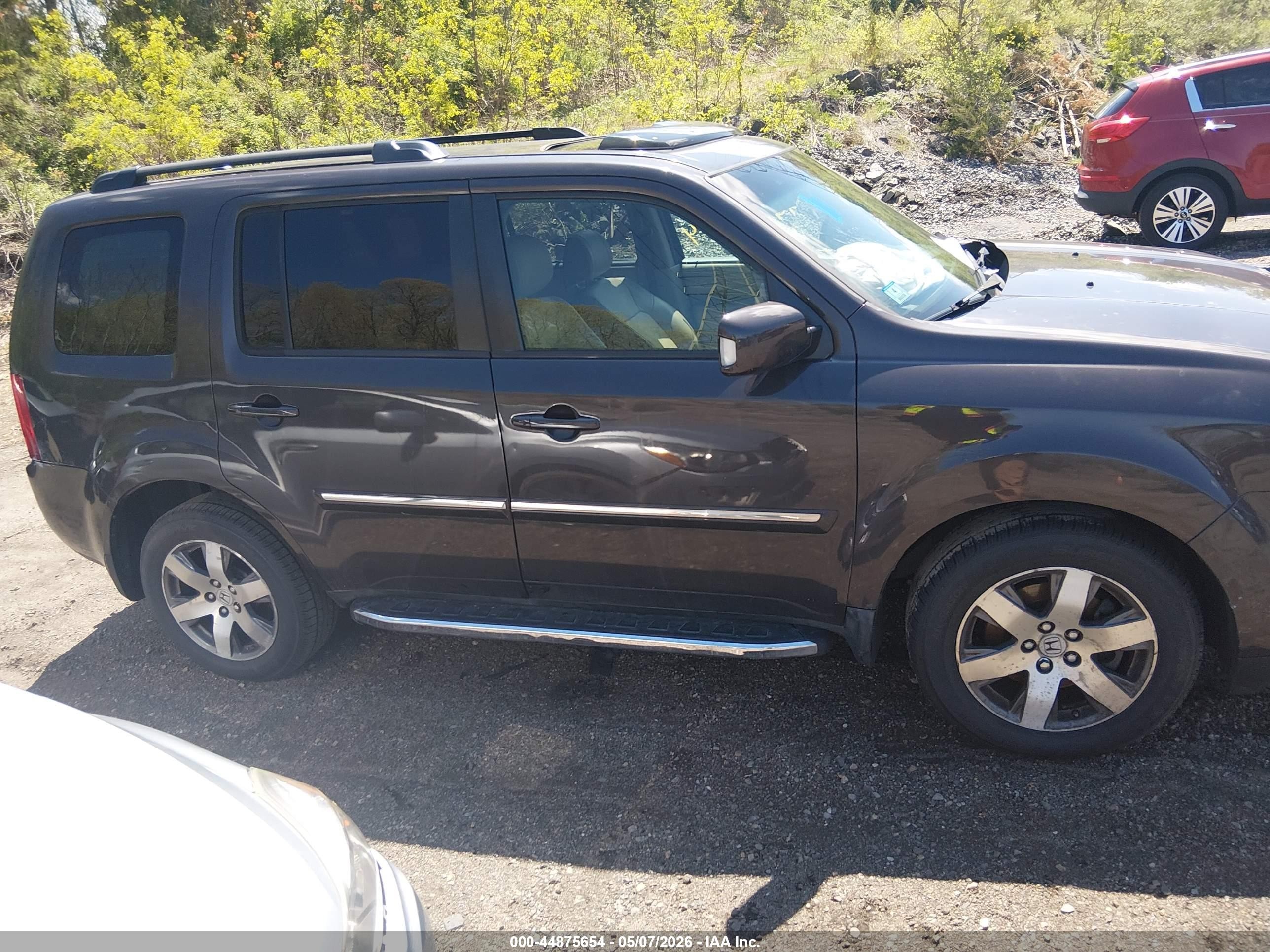 2013 Honda Pilot Touring Black vin: 5FNYF4H9XDB058684