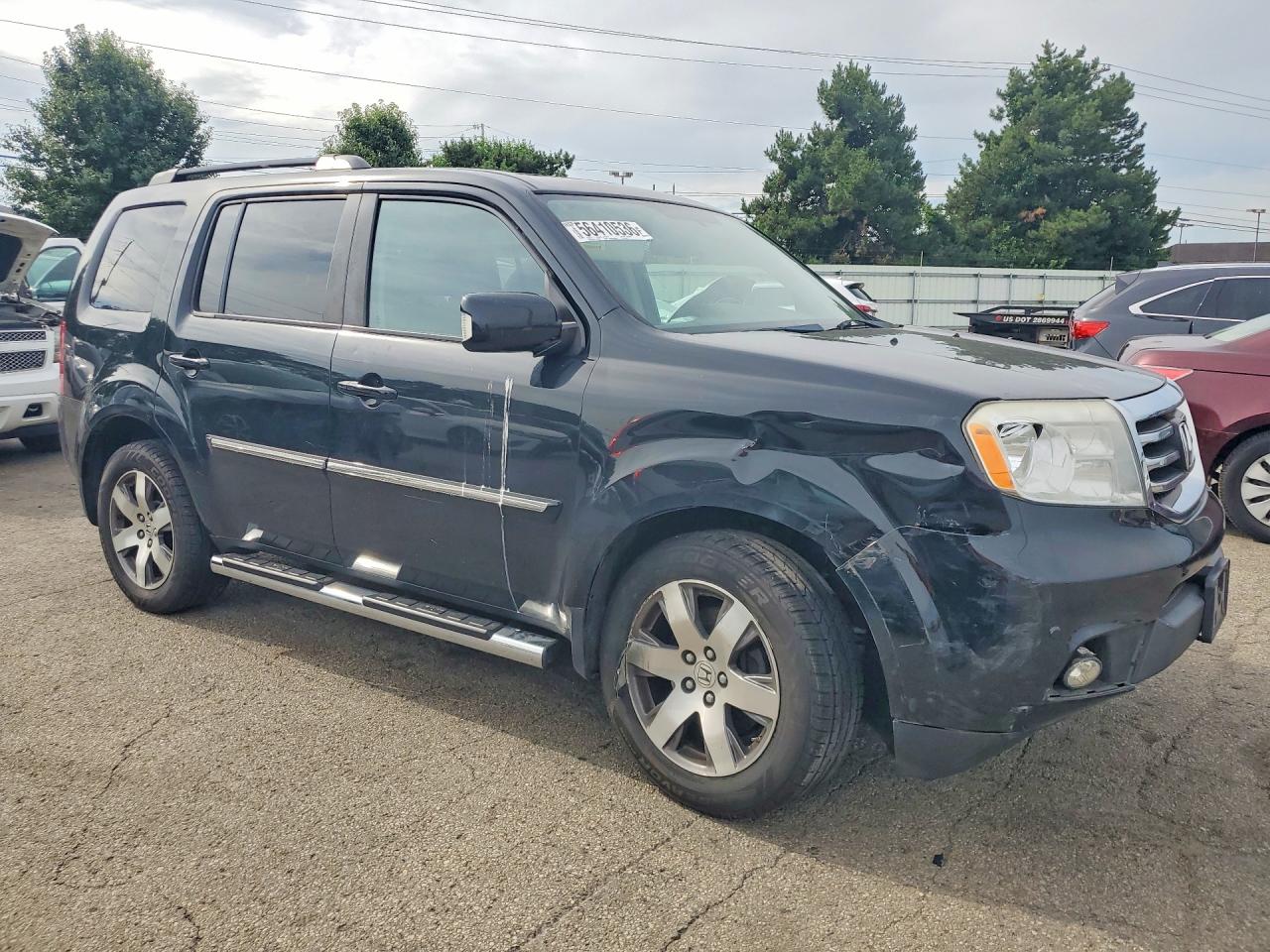 2015 Honda Pilot Touring Black vin: 5FNYF4H9XFB038910