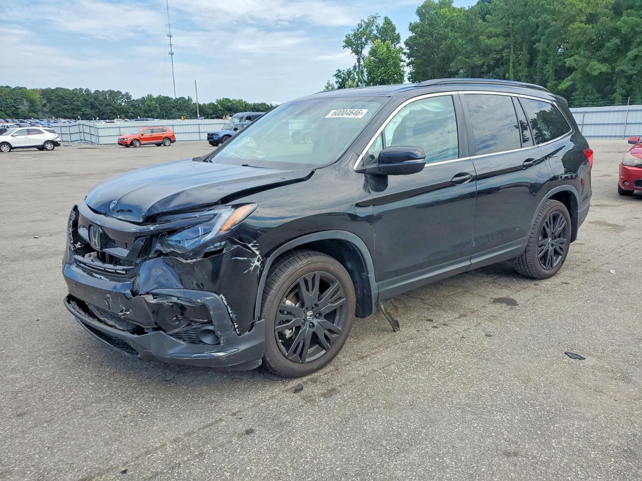 2022 Honda Pilot Se Black vin: 5FNYF5H20NB011285