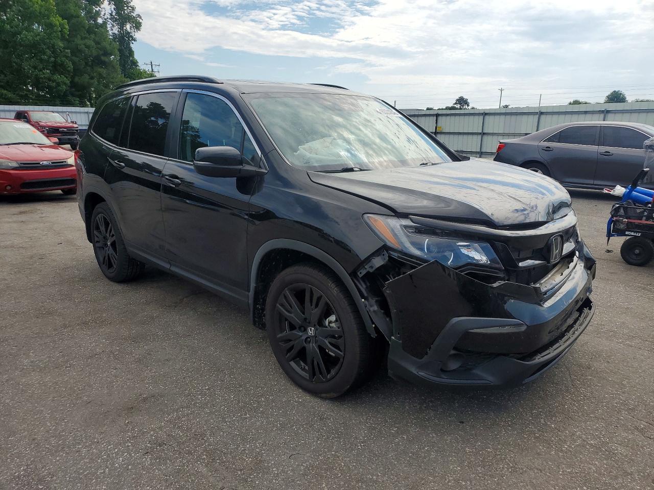 2022 Honda Pilot Se Black vin: 5FNYF5H20NB011285