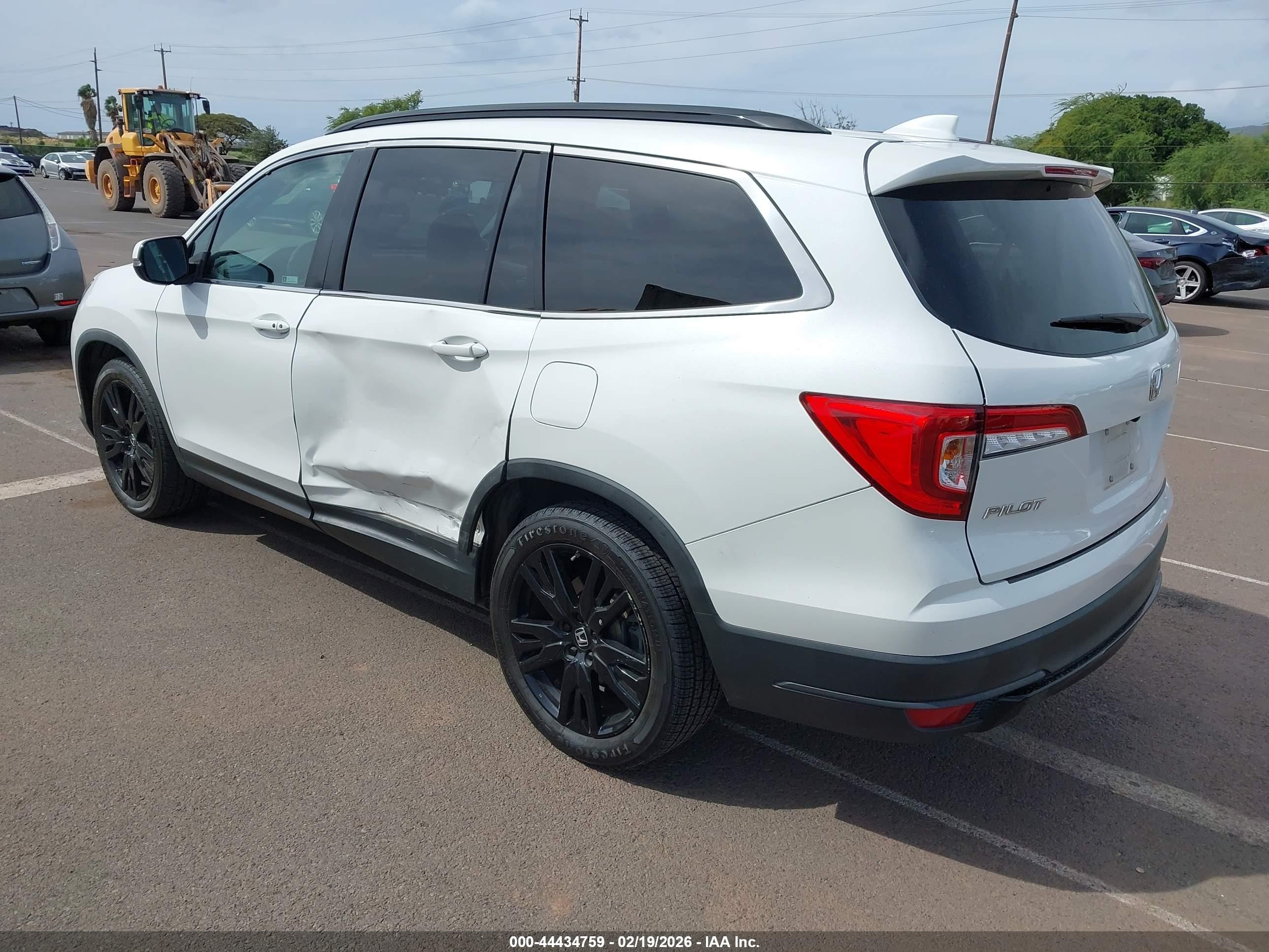 2021 Honda Pilot 2wd Special Edition White vin: 5FNYF5H23MB009223