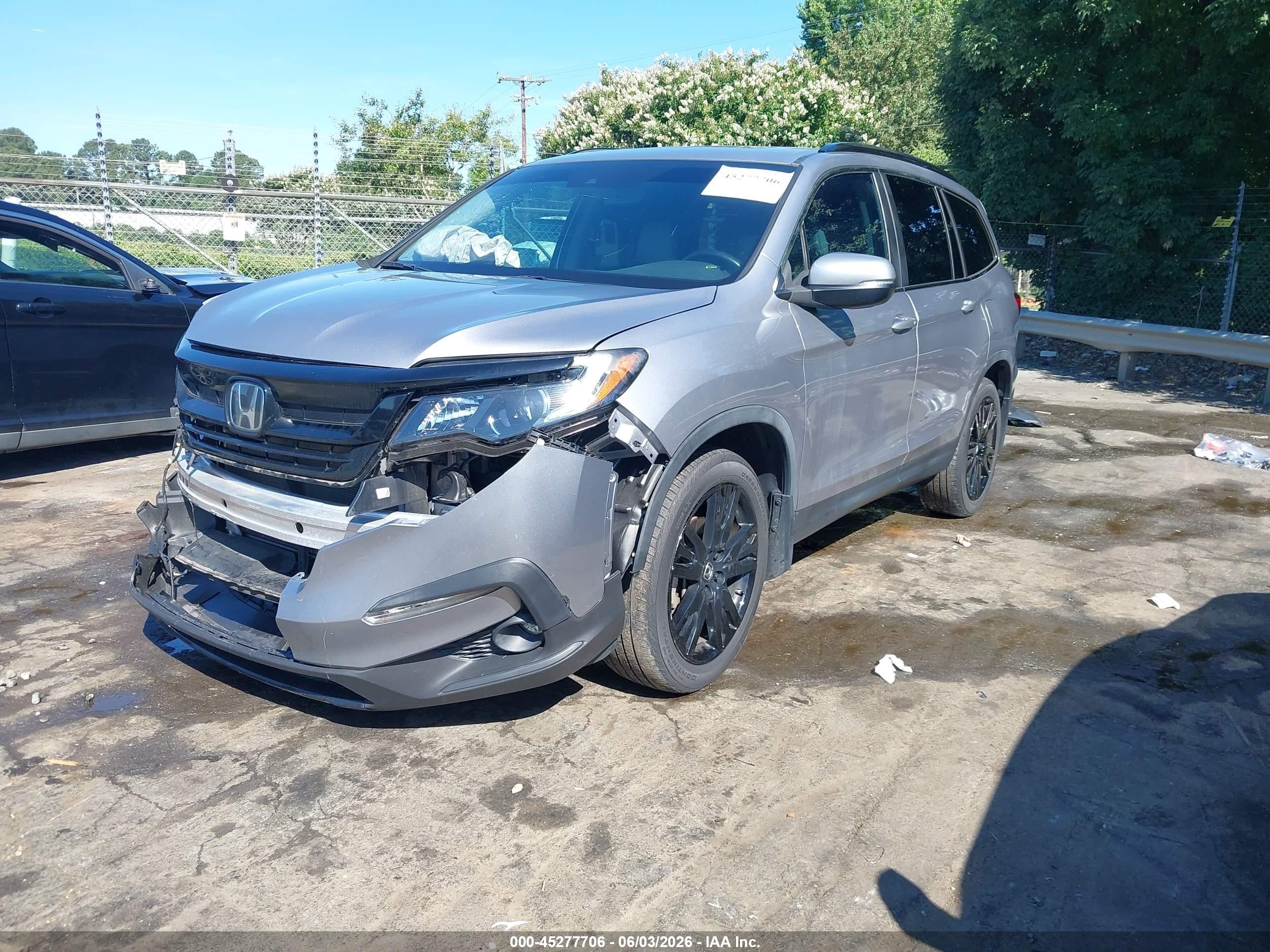 2021 Honda Pilot 2wd Special Edition Gray vin: 5FNYF5H26MB012374