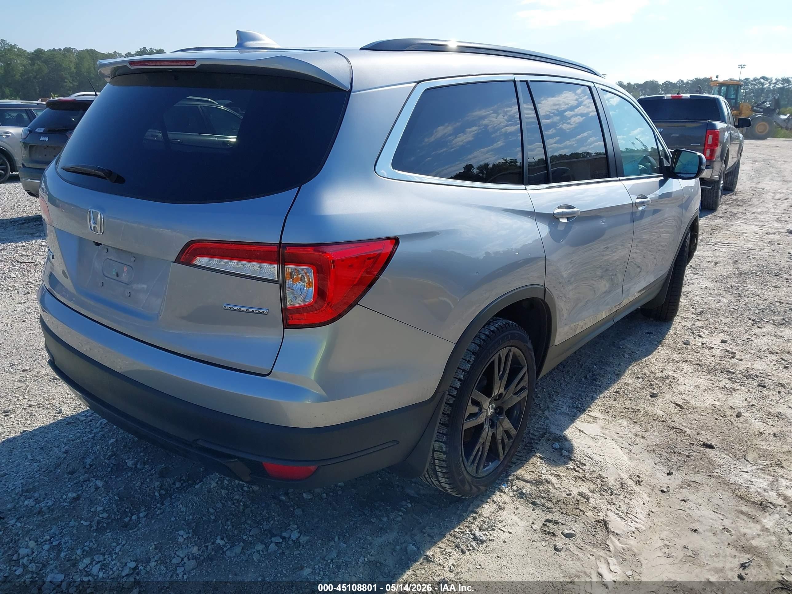 2021 Honda Pilot 2wd Special Edition Серебряный vin: 5FNYF5H27MB042418