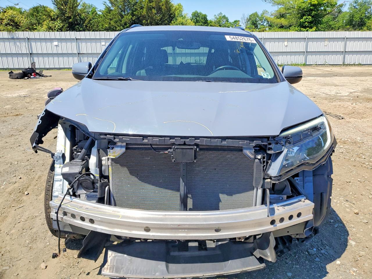 2022 Honda Pilot Se Gray vin: 5FNYF5H29NB027159