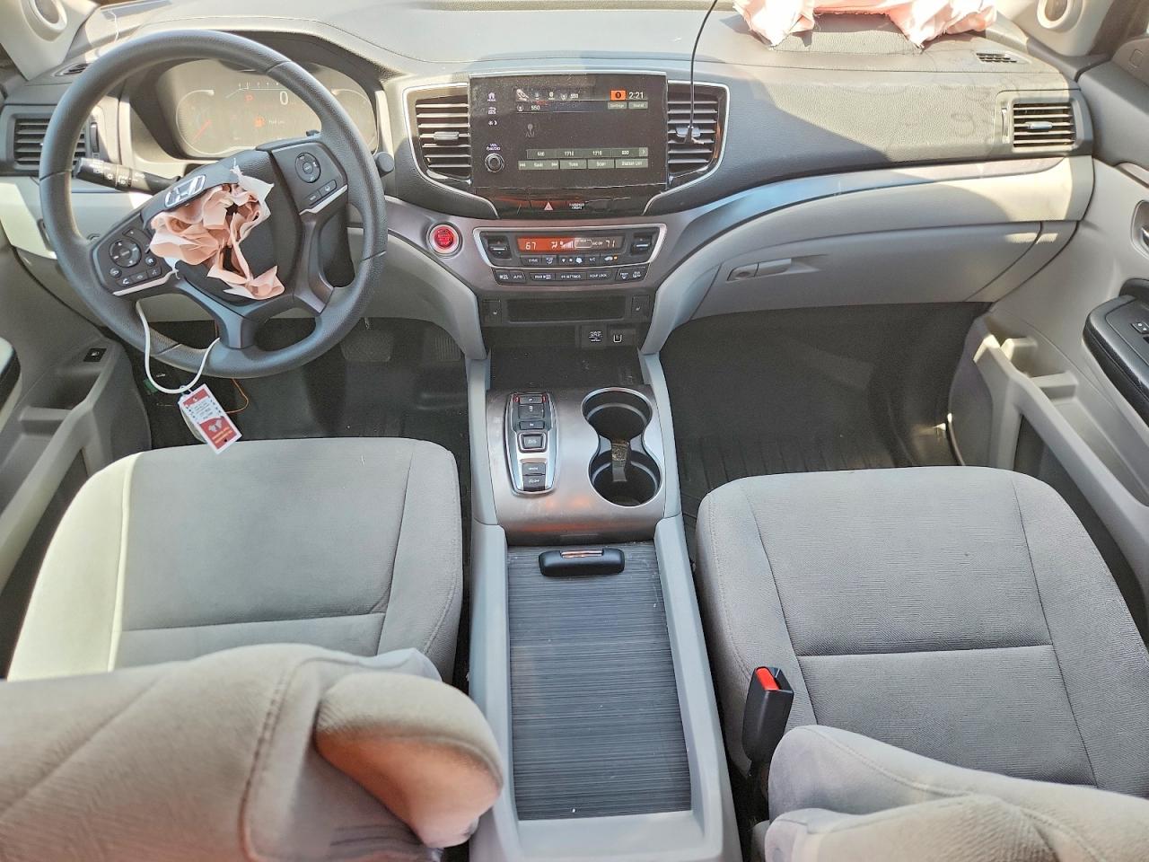 2021 Honda Pilot Ex Gray vin: 5FNYF5H30MB030149