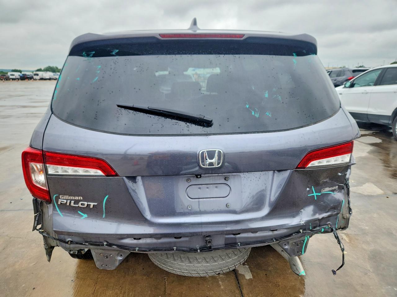 2020 Honda Pilot Ex Gray vin: 5FNYF5H31LB027758