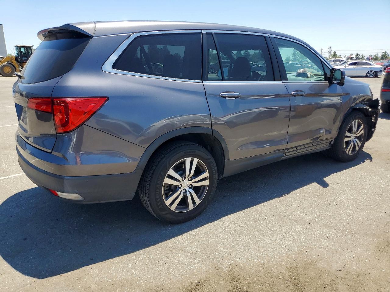 2017 Honda Pilot Ex Gray vin: 5FNYF5H33HB014632