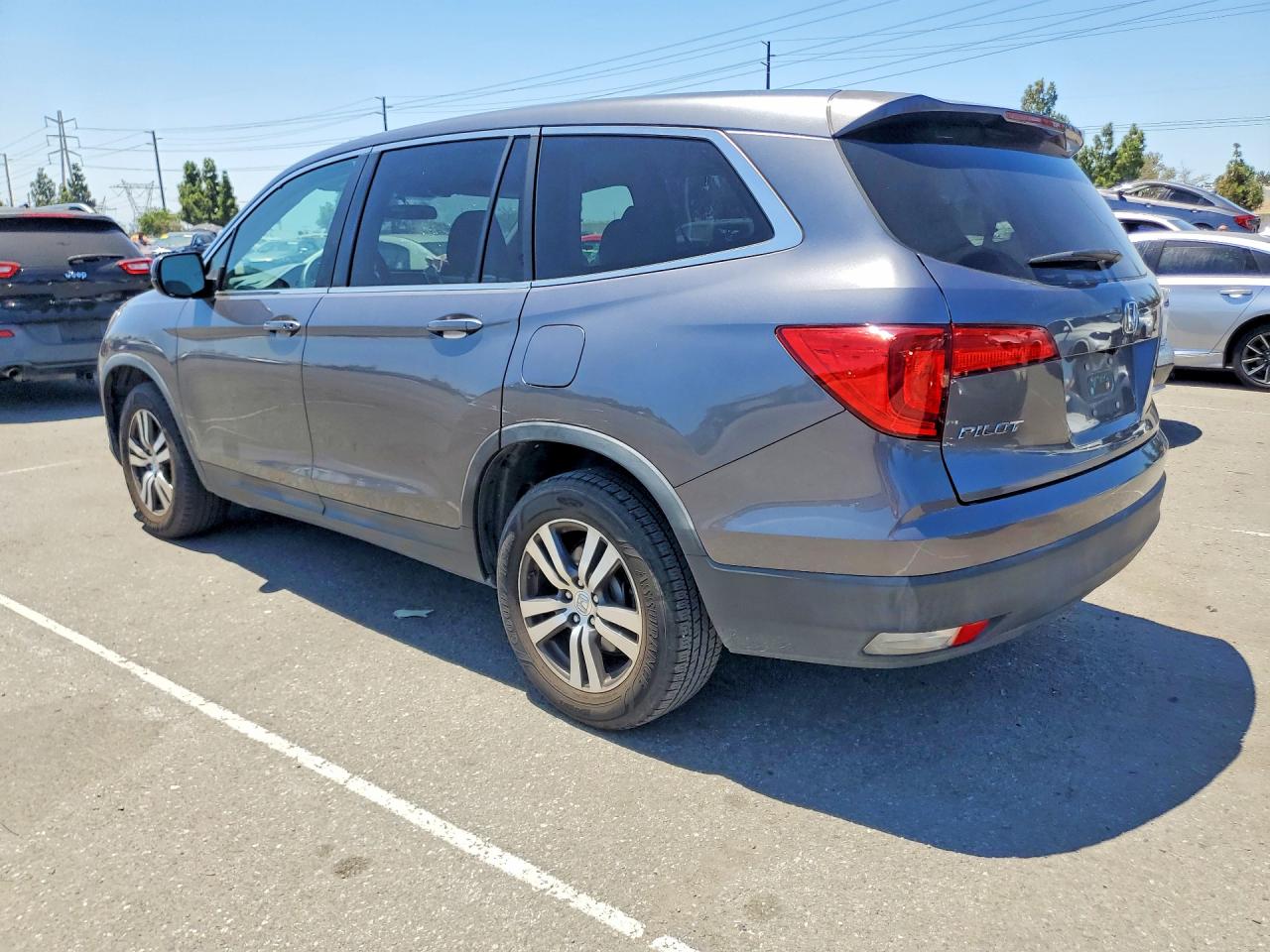 2017 Honda Pilot Ex Gray vin: 5FNYF5H33HB014632