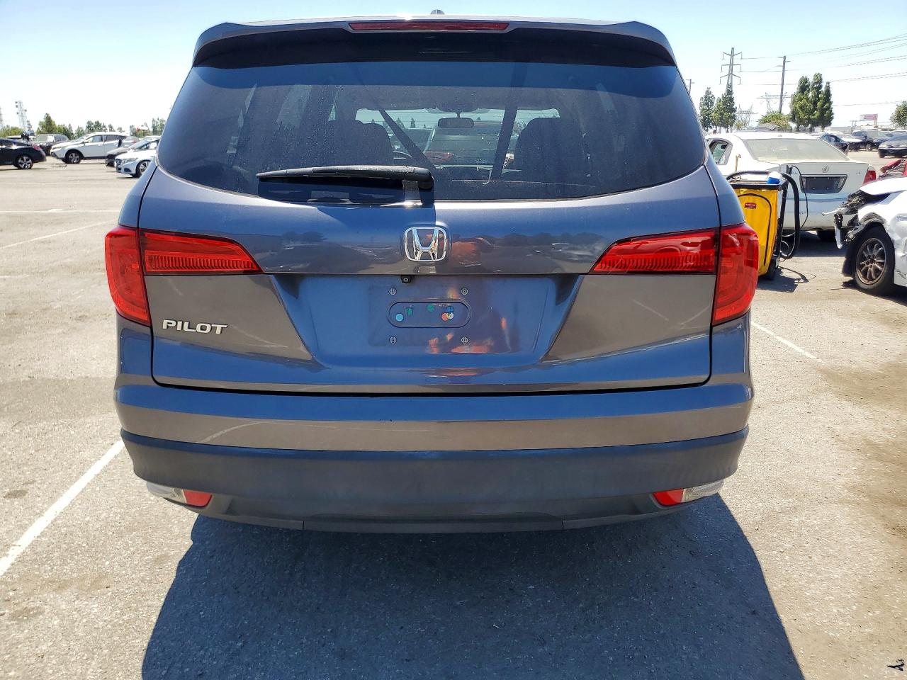 2017 Honda Pilot Ex Gray vin: 5FNYF5H33HB014632