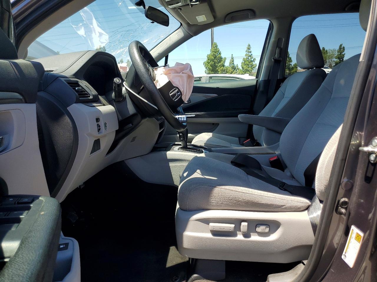2017 Honda Pilot Ex Gray vin: 5FNYF5H33HB014632
