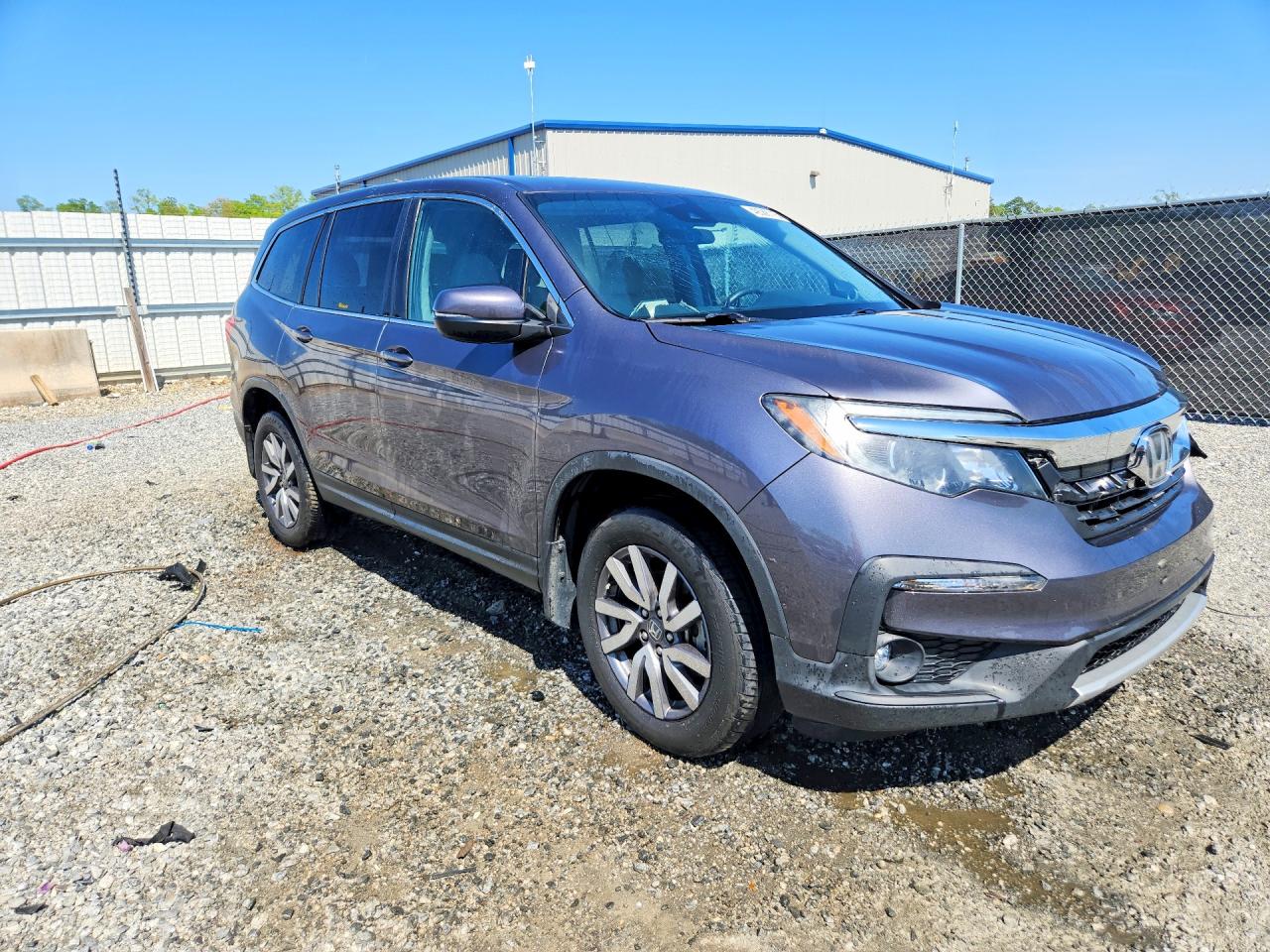2021 Honda Pilot Ex Угольный vin: 5FNYF5H34MB004668
