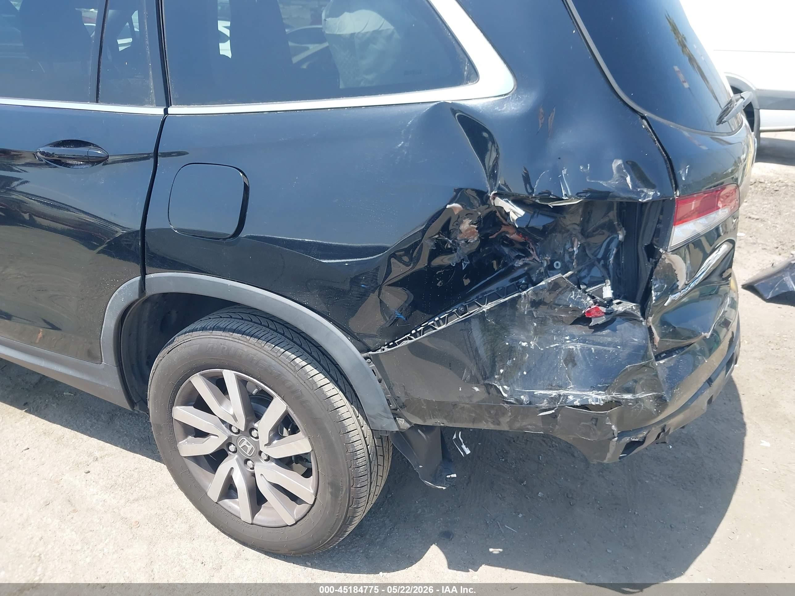 2020 Honda Pilot 2wd Ex-l Black vin: 5FNYF5H51LB028829