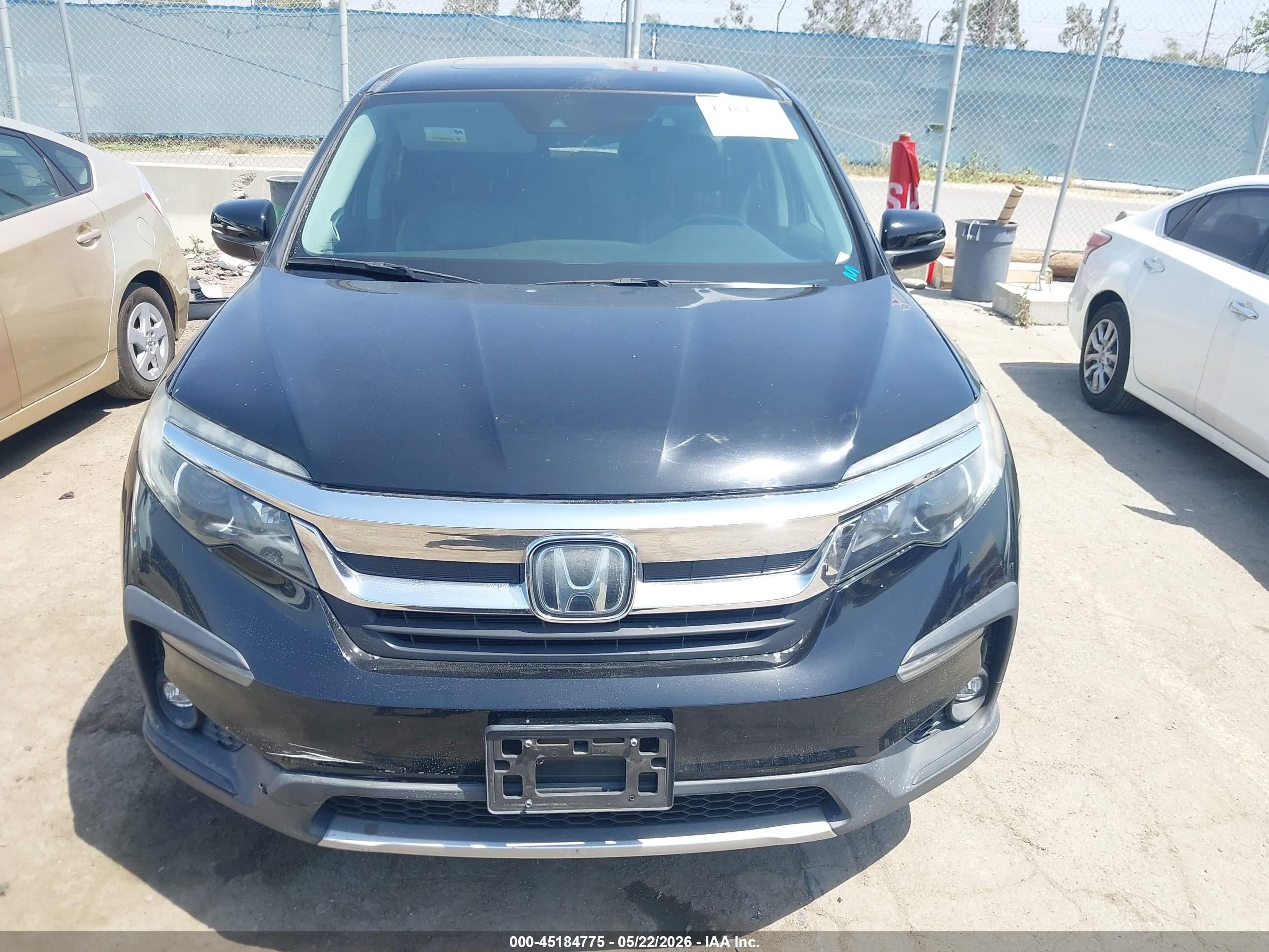 2020 Honda Pilot 2wd Ex-l Black vin: 5FNYF5H51LB028829