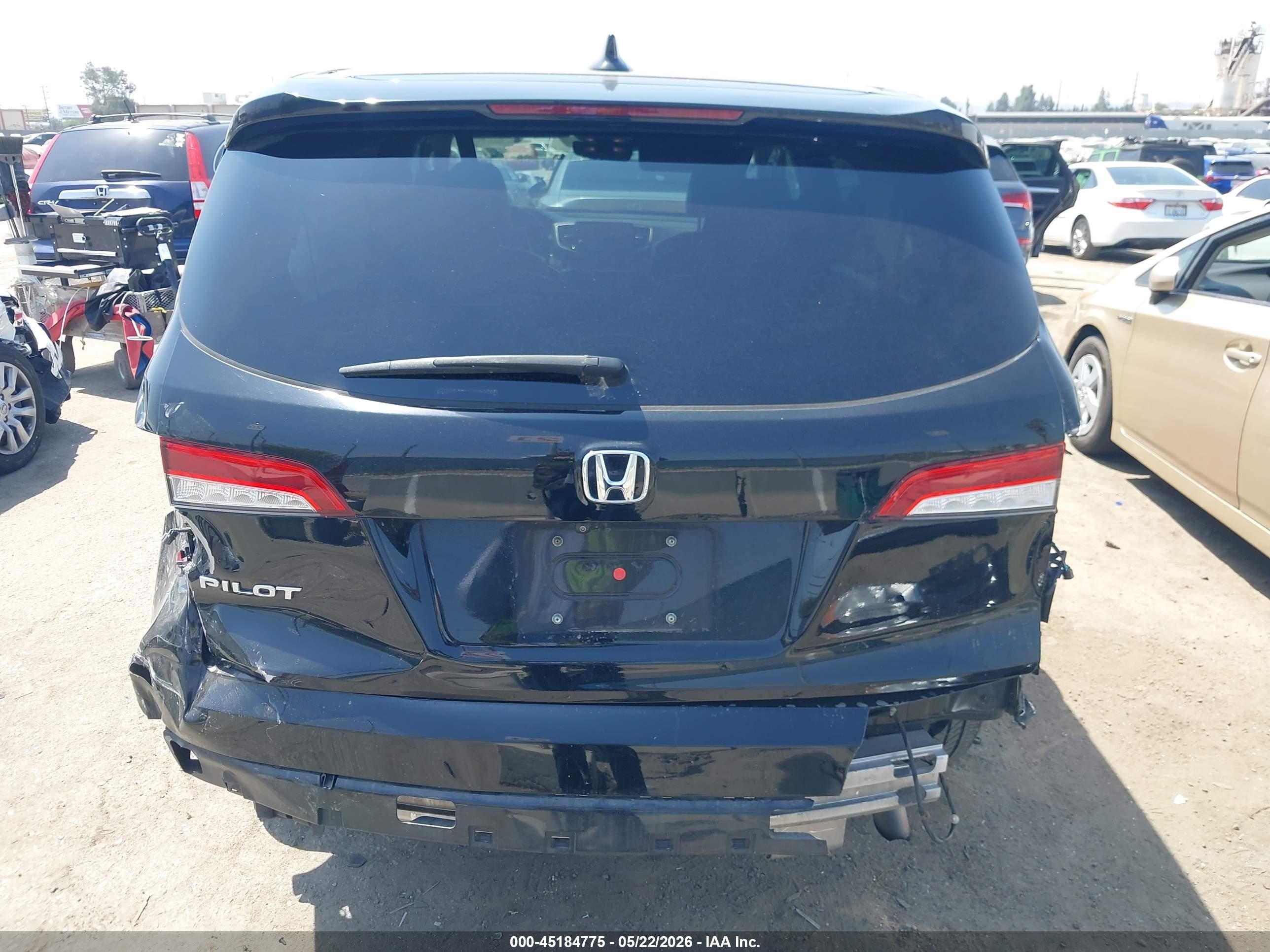 2020 Honda Pilot 2wd Ex-l Black vin: 5FNYF5H51LB028829