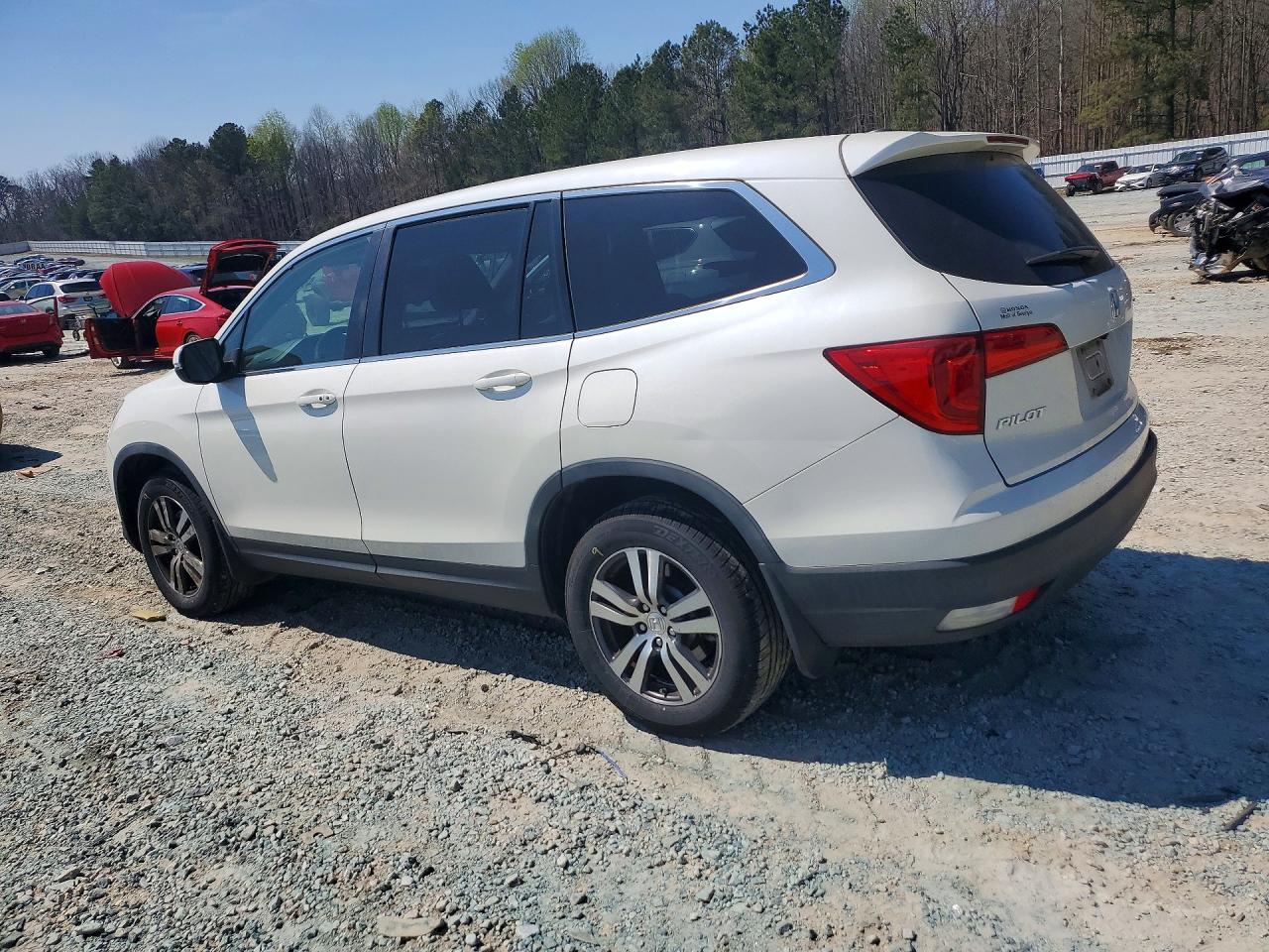 2017 Honda Pilot Exl White vin: 5FNYF5H52HB037949