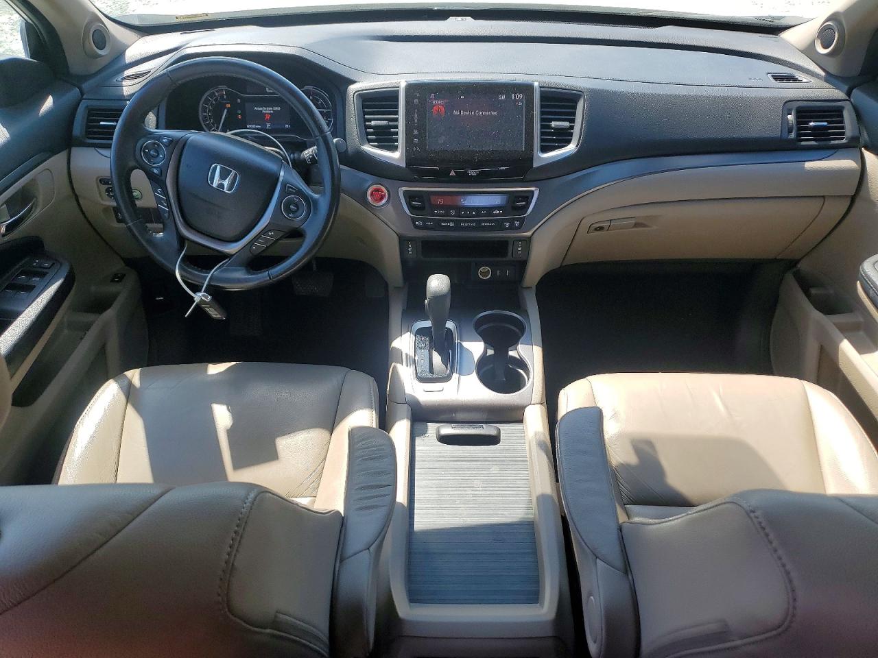 2017 Honda Pilot Exl White vin: 5FNYF5H52HB037949