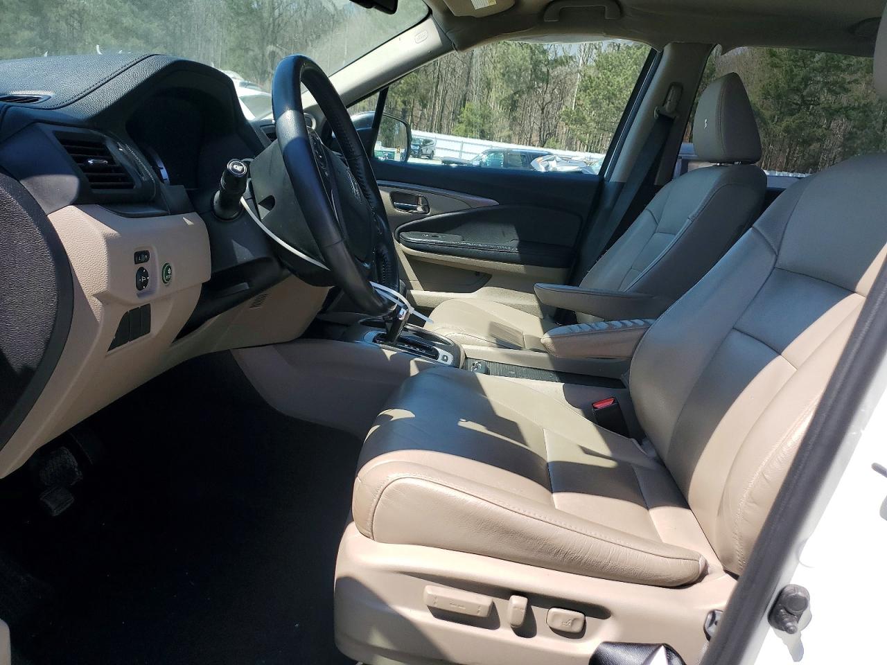 2017 Honda Pilot Exl White vin: 5FNYF5H52HB037949