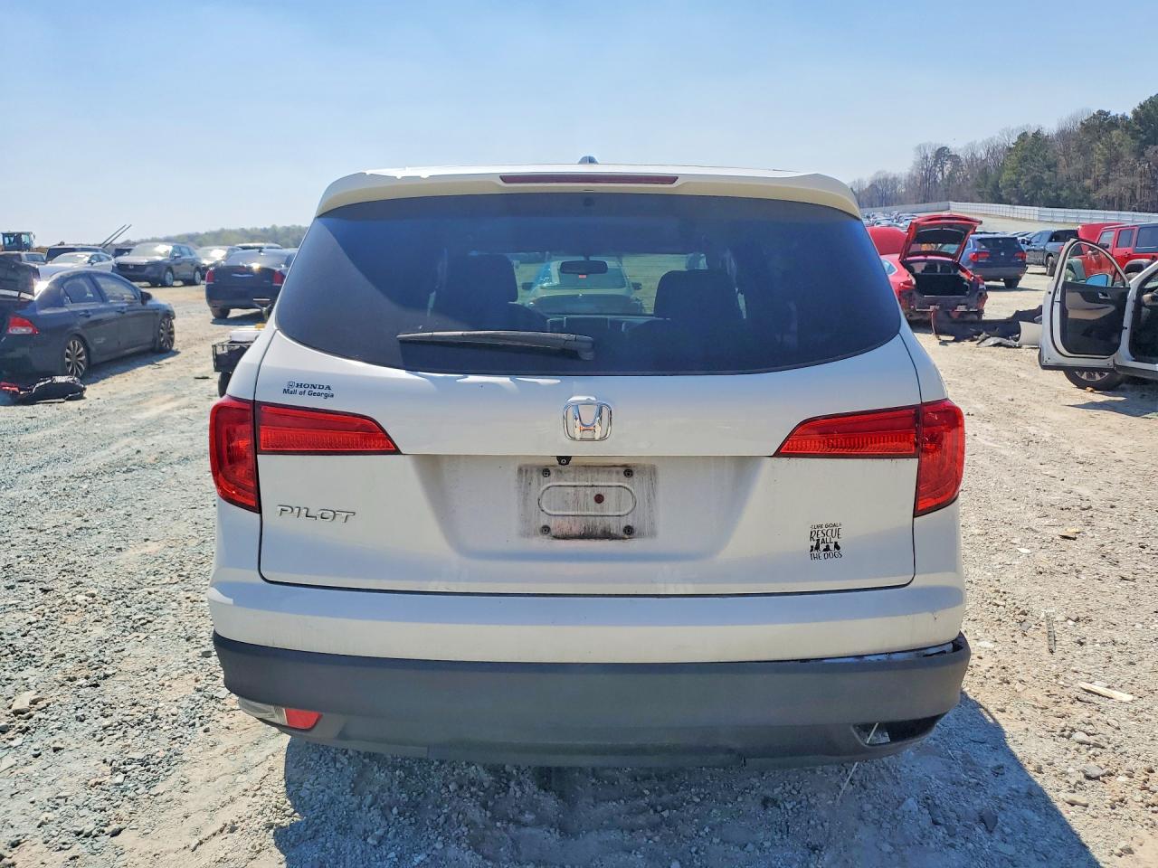 2017 Honda Pilot Exl White vin: 5FNYF5H52HB037949