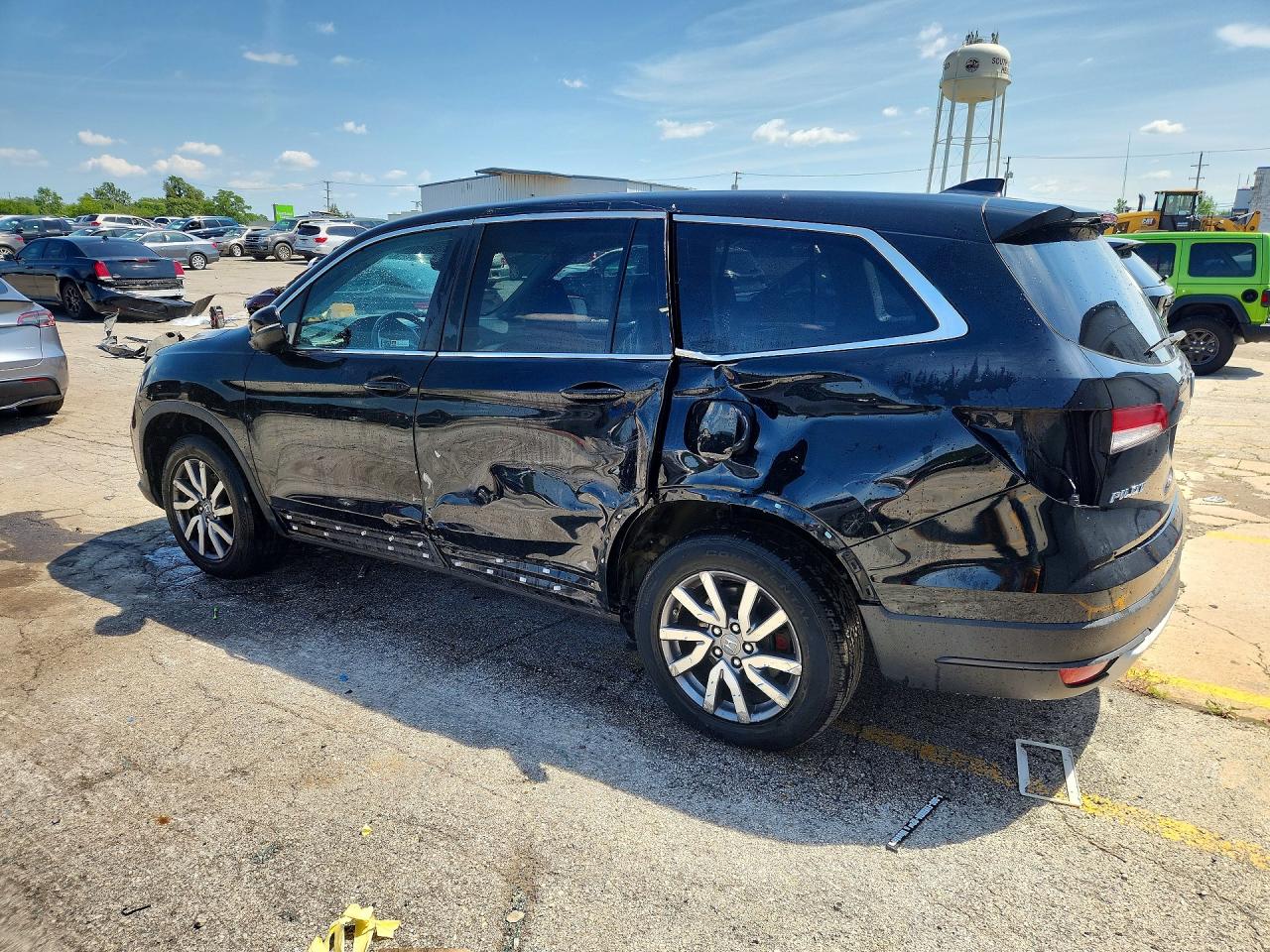 2019 Honda Pilot Exl Black vin: 5FNYF5H52KB036453