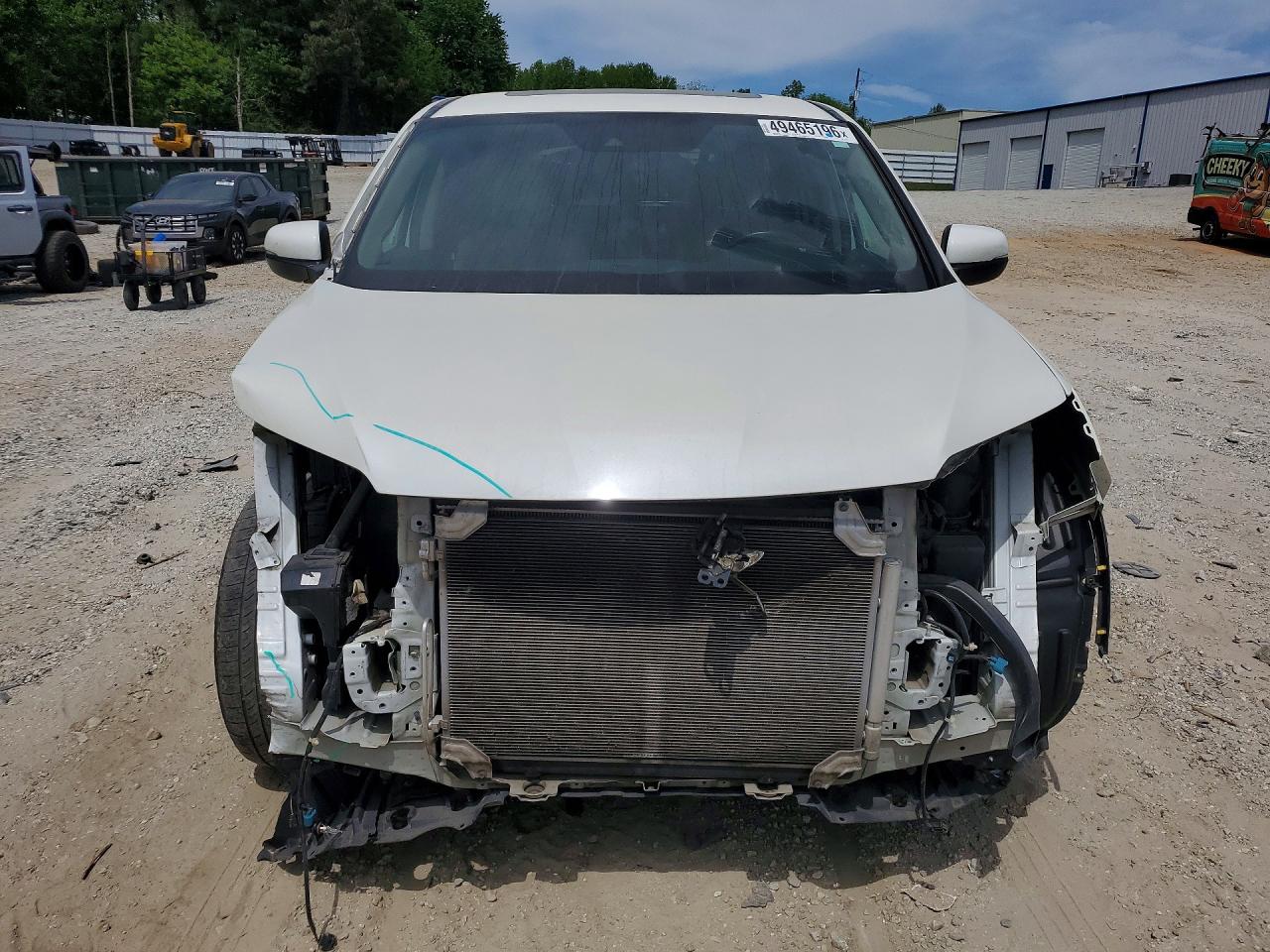 2019 Honda Pilot Exl White vin: 5FNYF5H53KB012002