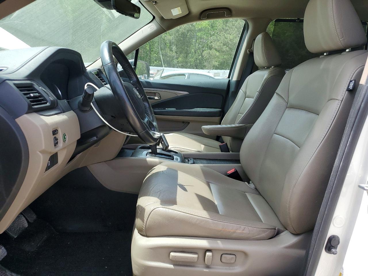 2019 Honda Pilot Exl White vin: 5FNYF5H53KB012002